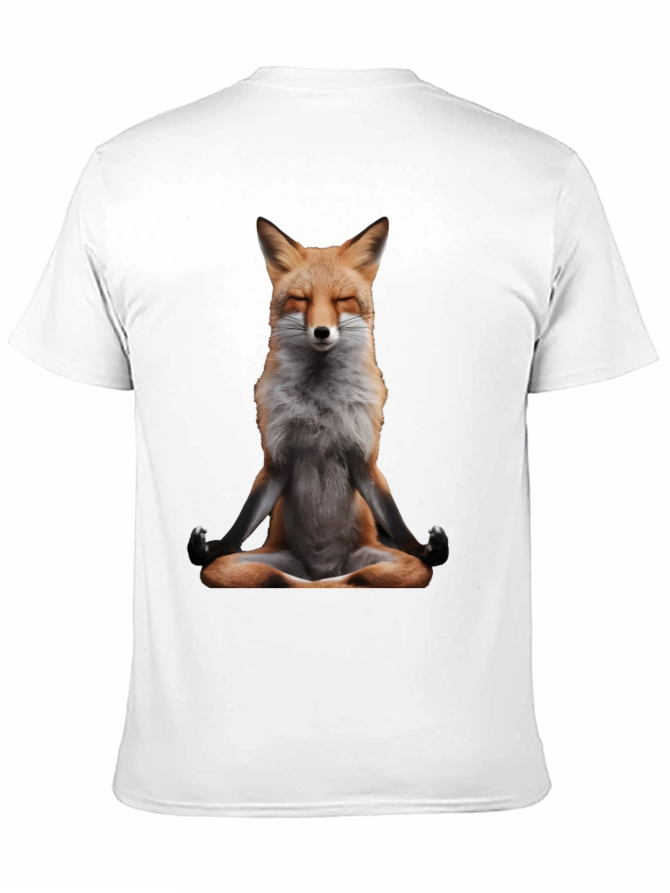 Zen Fox T-Shirt - Meditating Animal Tee