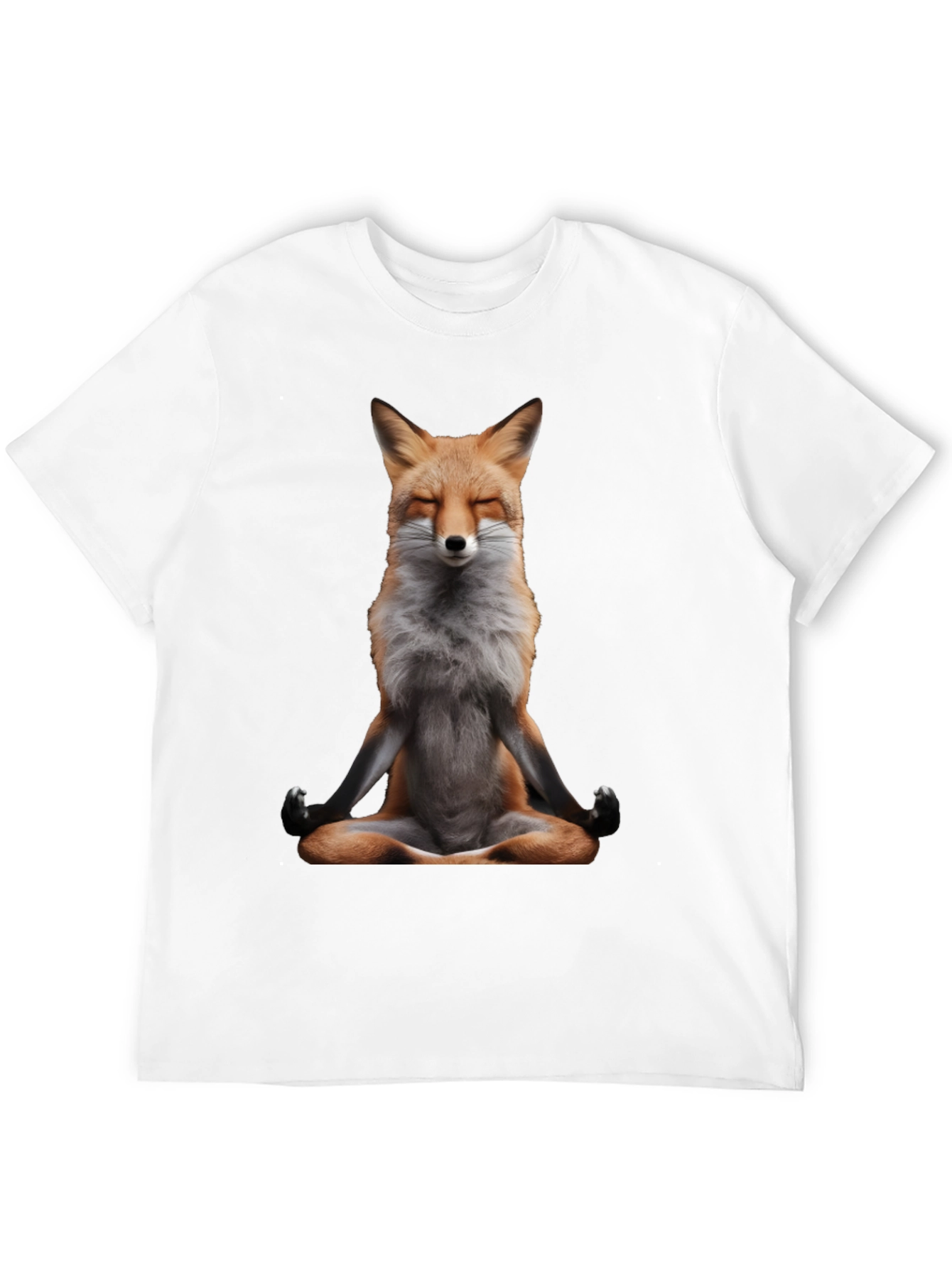 Zen Fox T-Shirt - Meditating Animal Tee