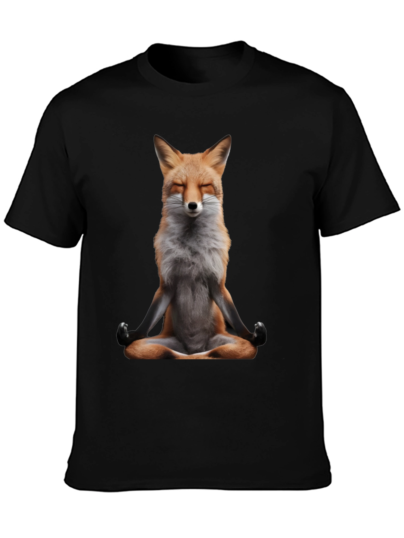Zen Fox T-Shirt - Meditating Animal Tee