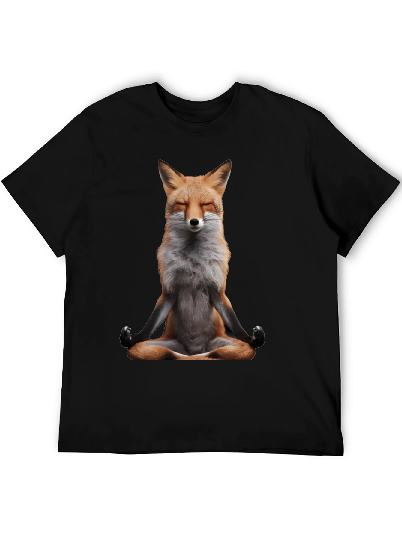 Zen Fox T-Shirt - Meditating Animal Tee