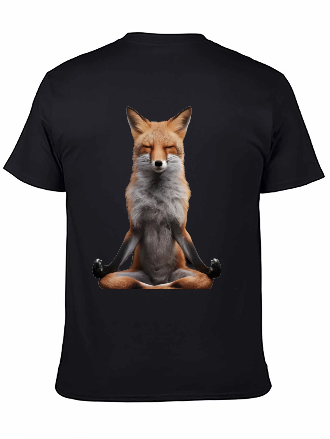 Zen Fox T-Shirt - Meditating Animal Tee