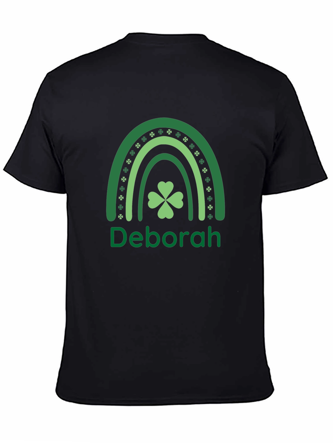 Deborah St. Patricks Day Shamrock Rainbow T-Shirt