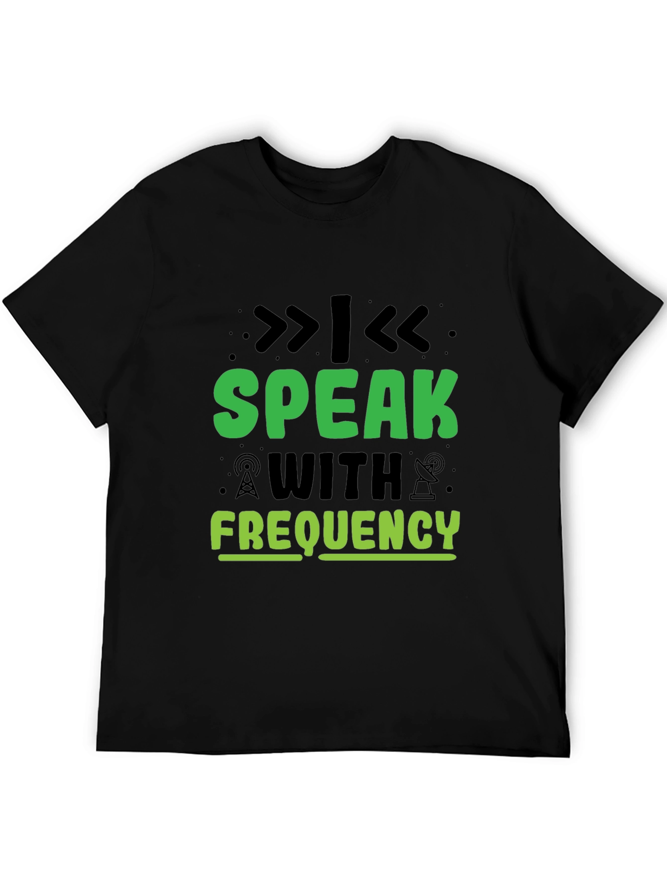 Speak With Frequency Graphic Tee