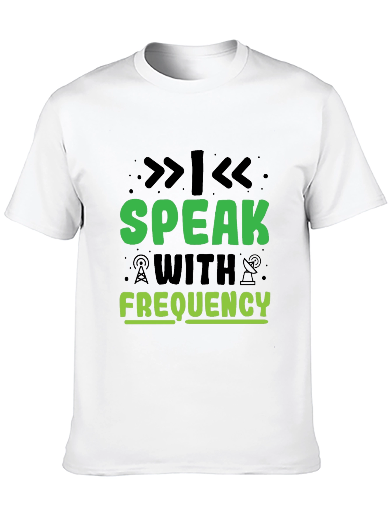 Speak With Frequency Graphic Tee