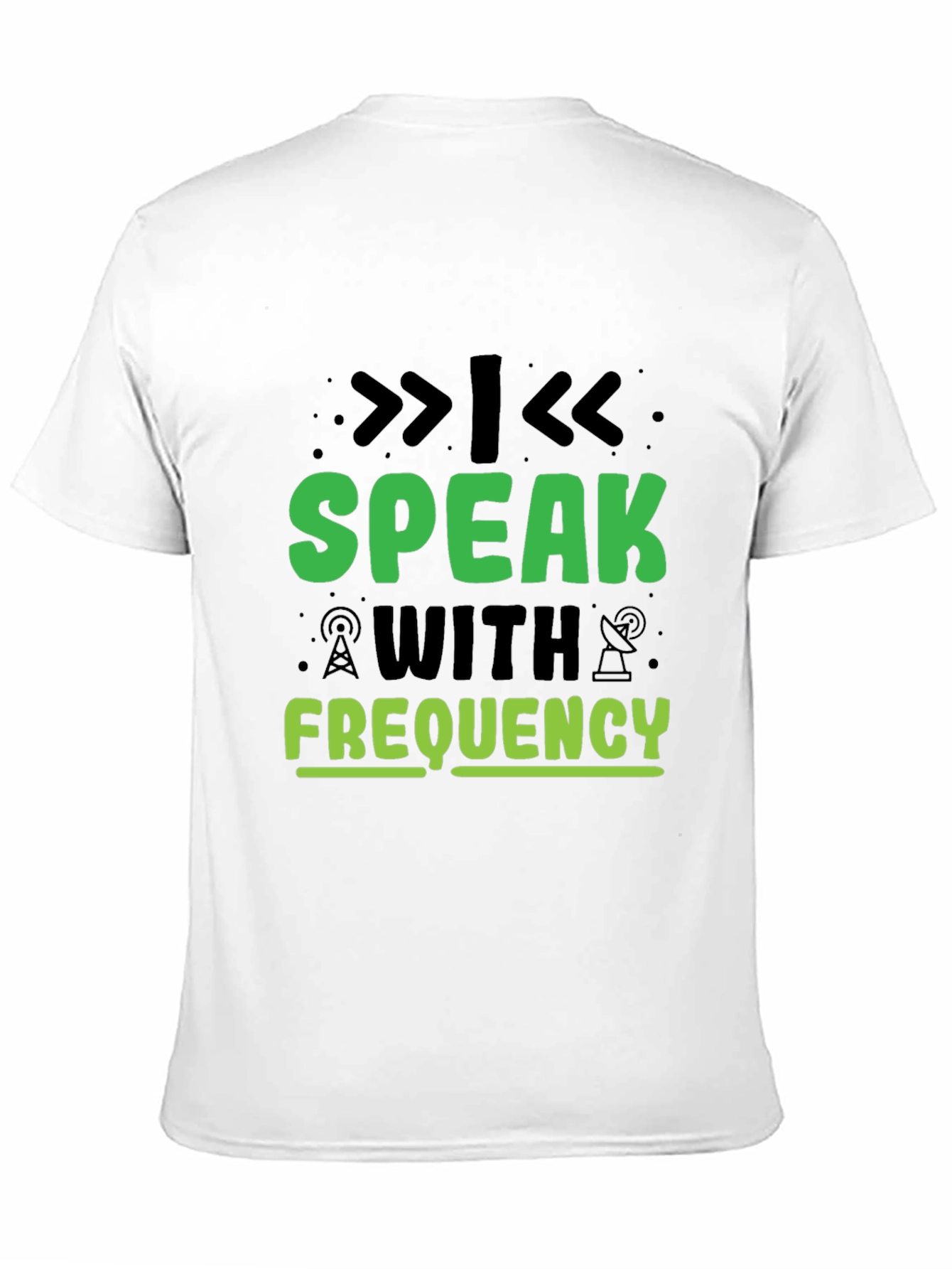 Speak With Frequency Graphic Tee
