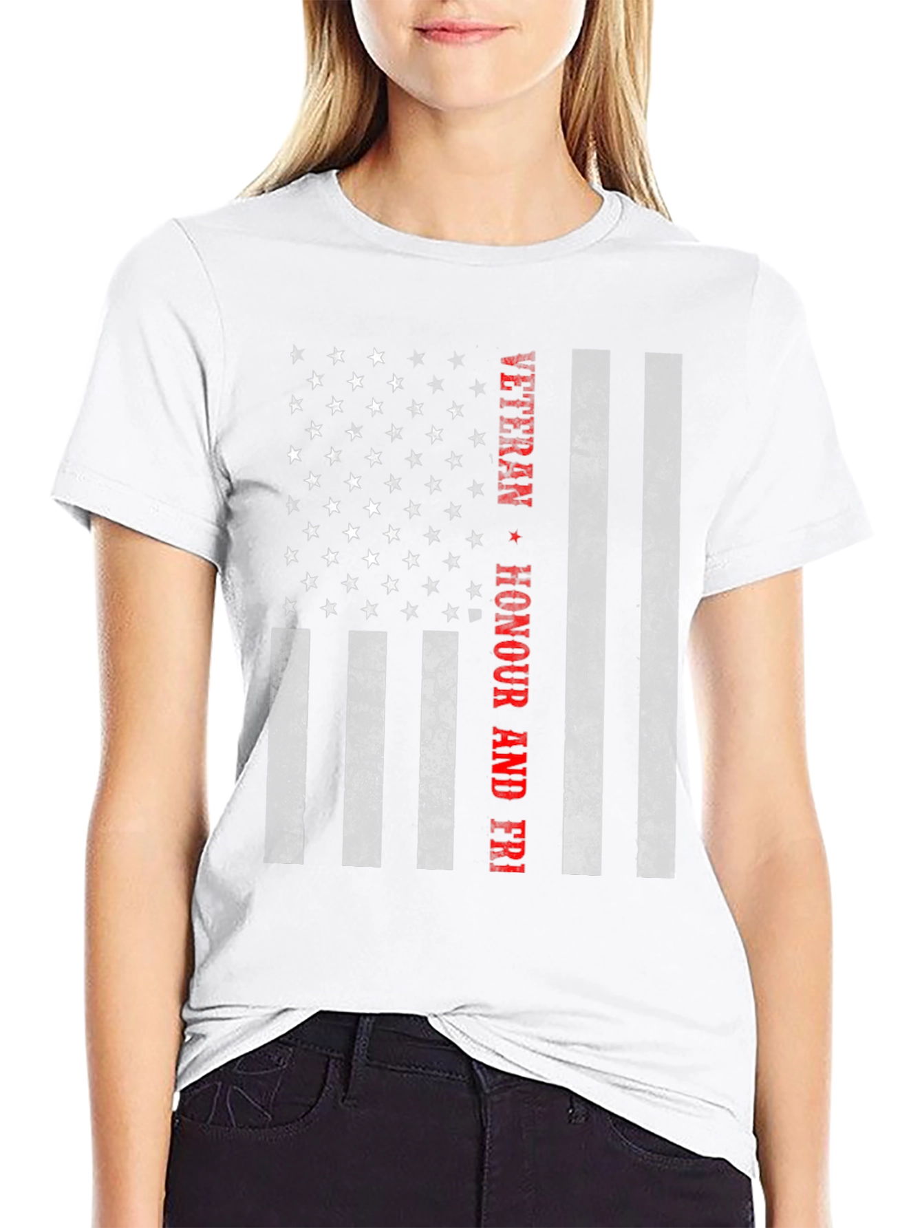Veteran Honour Flag Graphic Tee