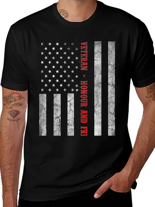 Veteran Honour Flag Graphic Tee
