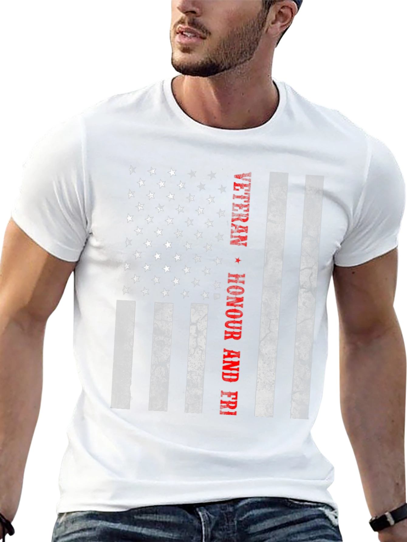 Veteran Honour Flag Graphic Tee