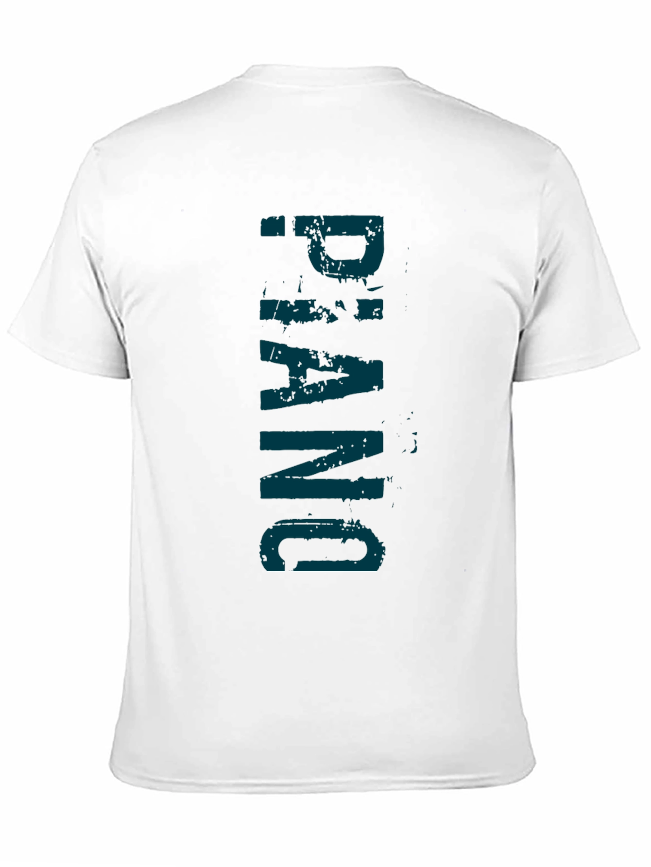 Piano Graphic Print Black T-Shirt