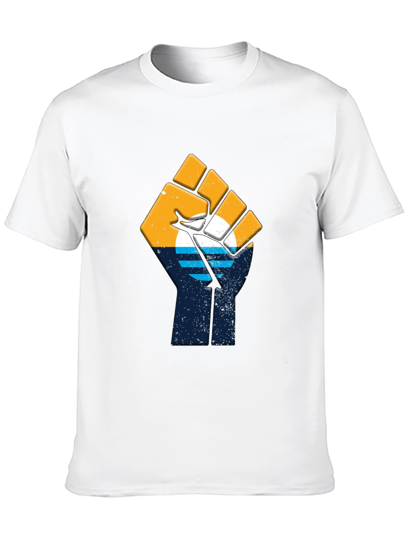 Sunset Fist Graphic Tee - Black