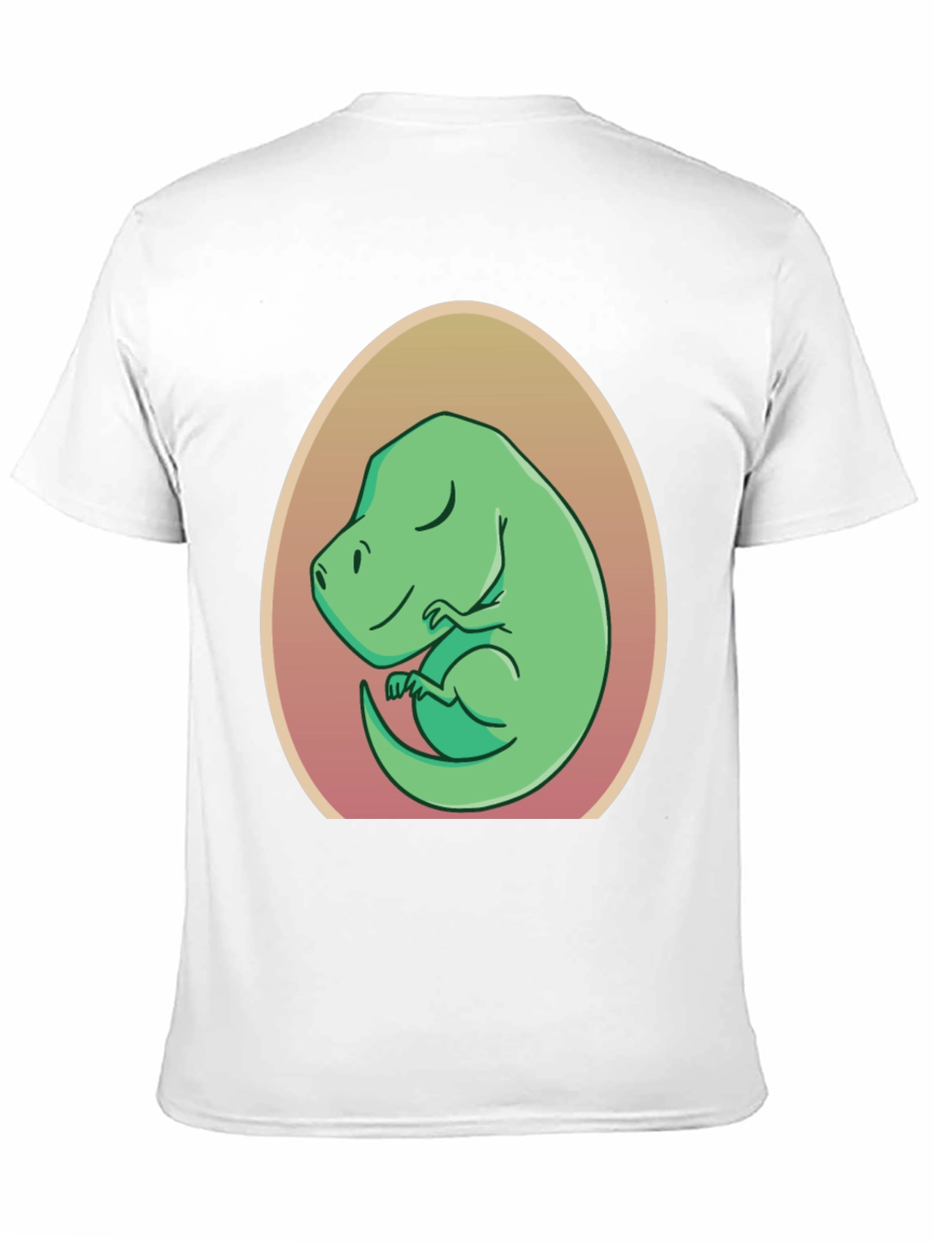 Dino in Egg T-Shirt - Cute Cartoon Design