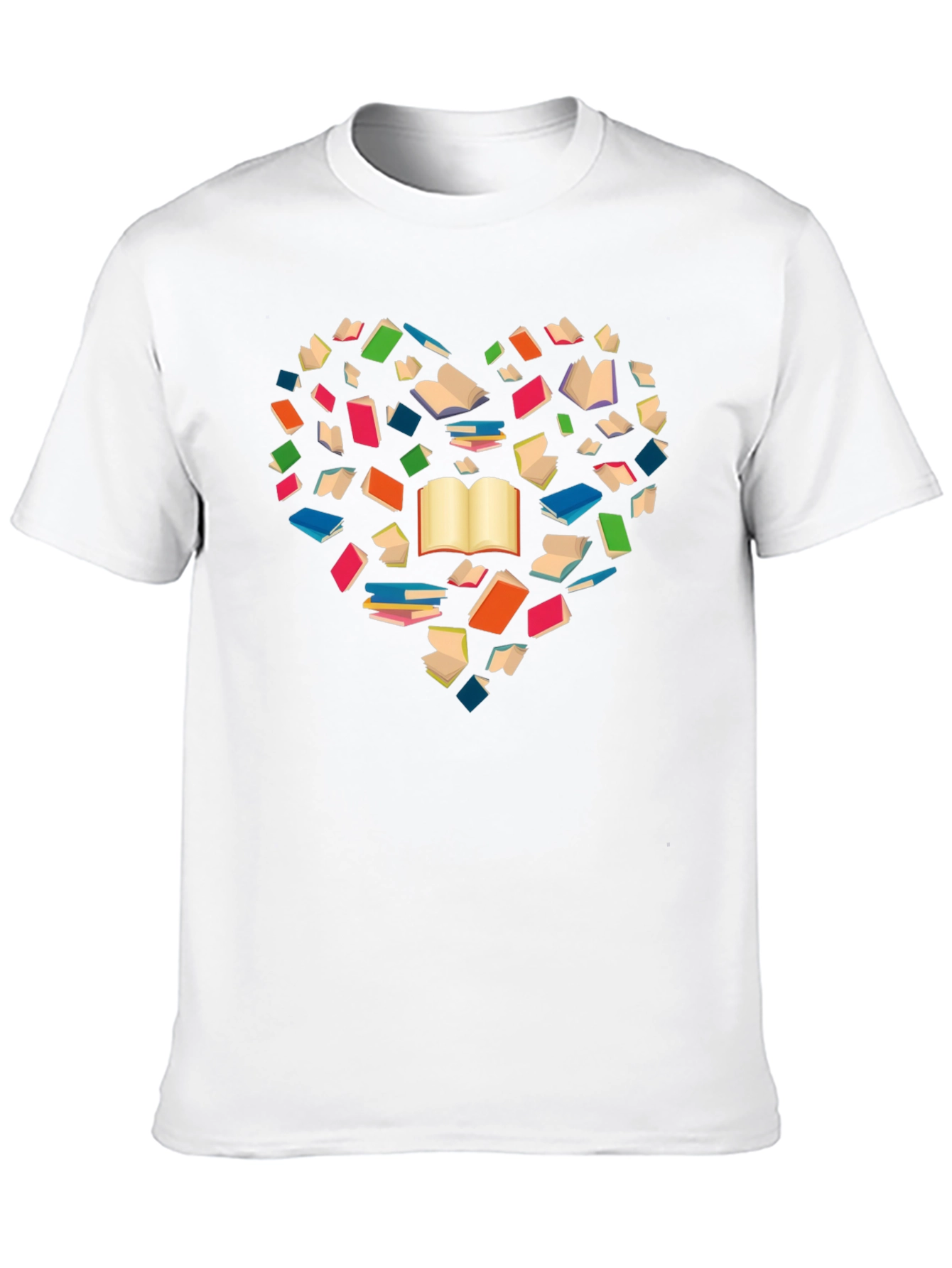 Book Lover Heart T-Shirt