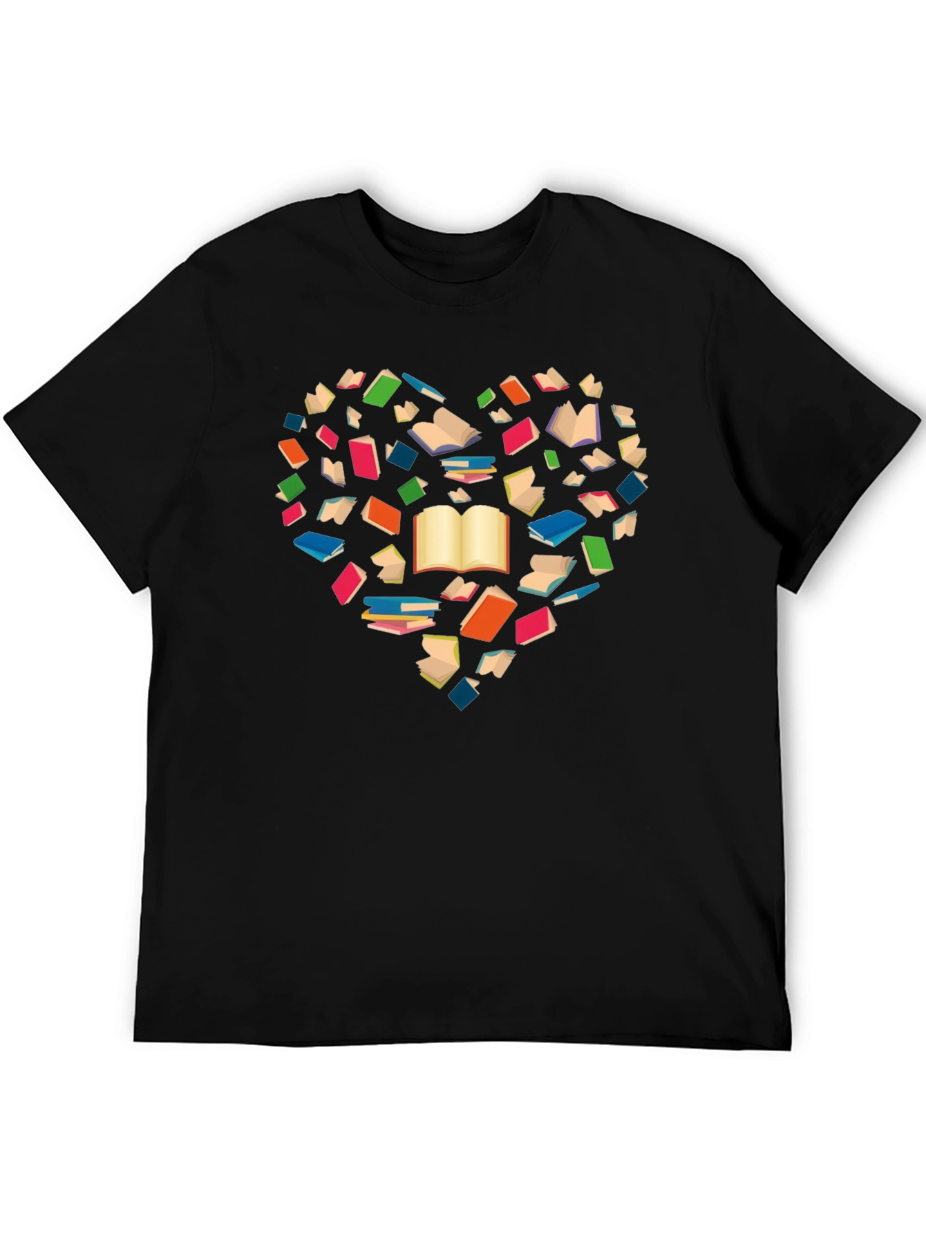Book Lover Heart T-Shirt