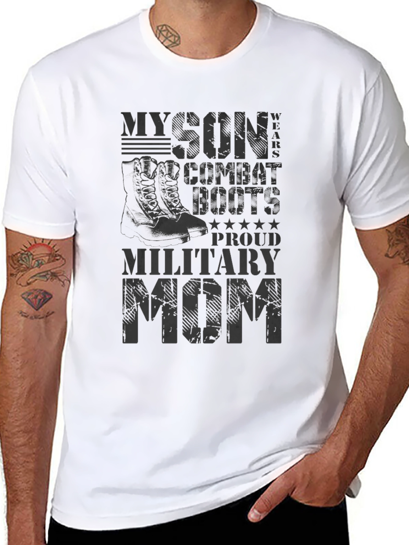 Proud Military Mom T-Shirt