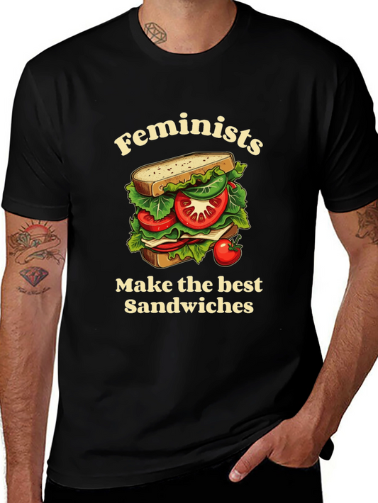 Feminist Sandwich T-Shirt - Funny Slogan Tee