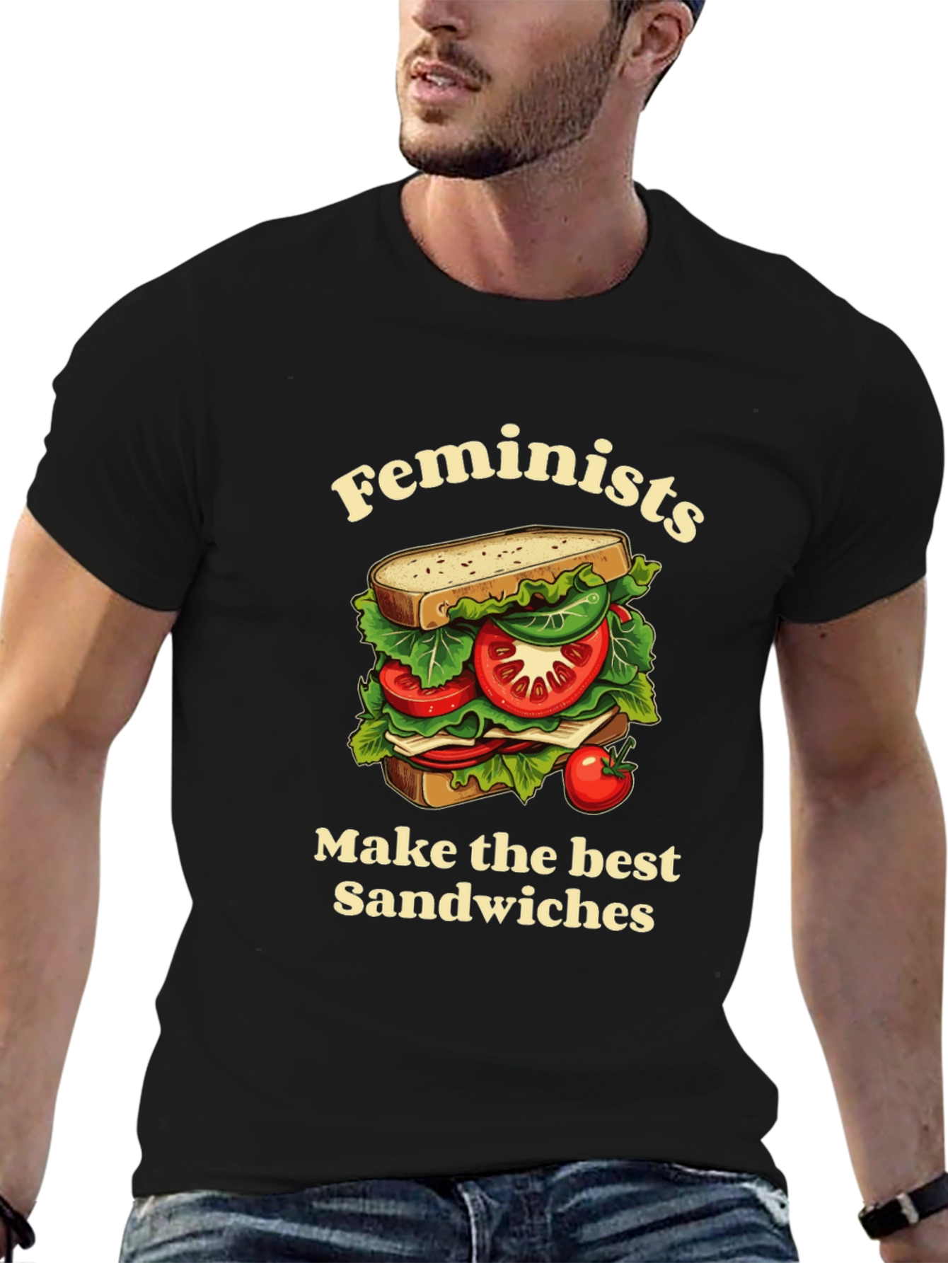 Feminist Sandwich T-Shirt - Funny Slogan Tee