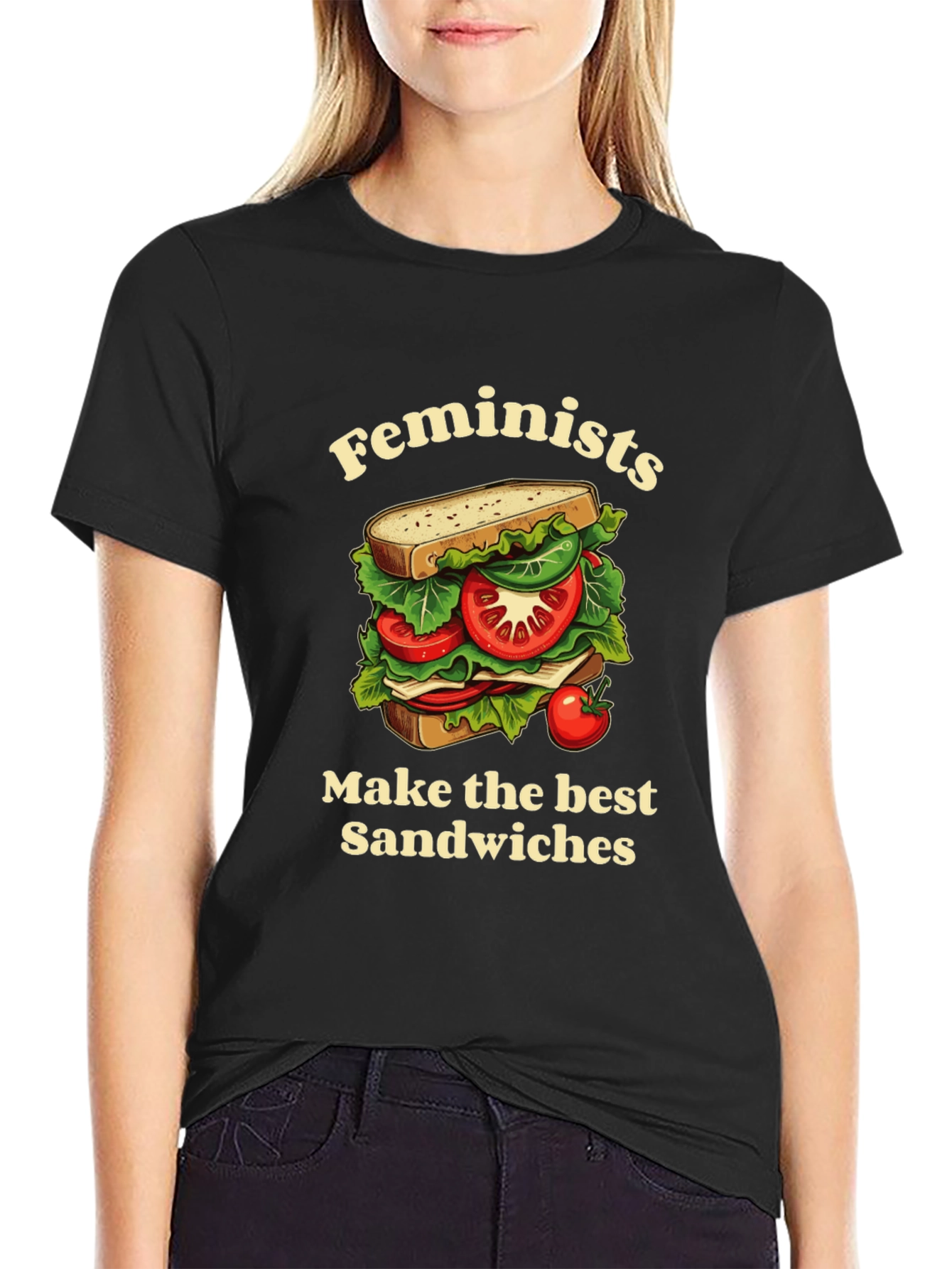 Feminist Sandwich T-Shirt - Funny Slogan Tee