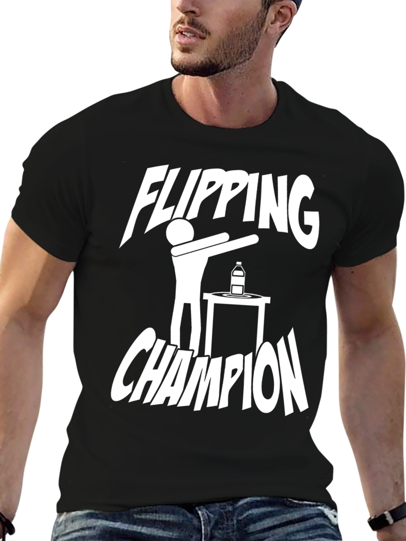 Flipping Champion Graphic T-Shirt