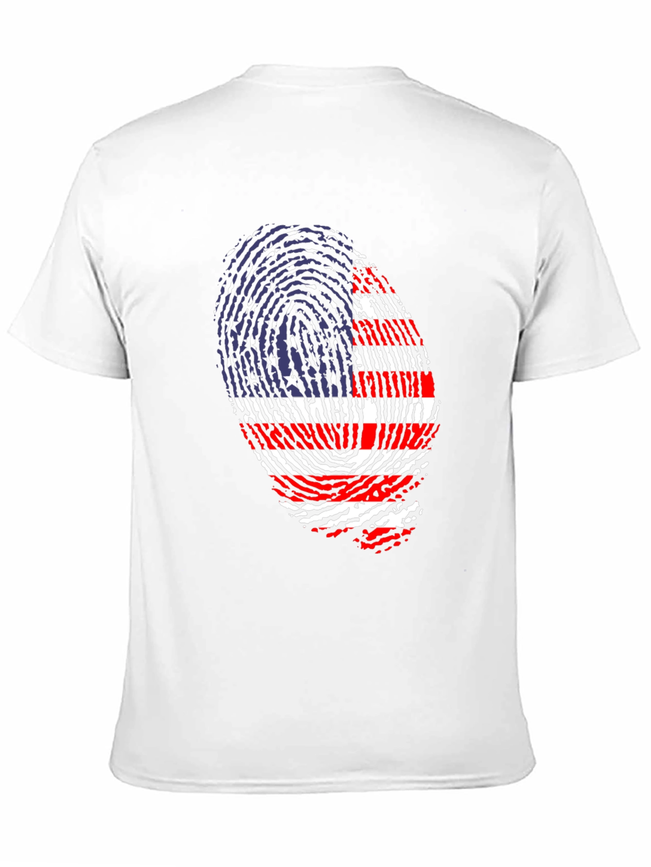 American Pride Fingerprint Graphic Tee