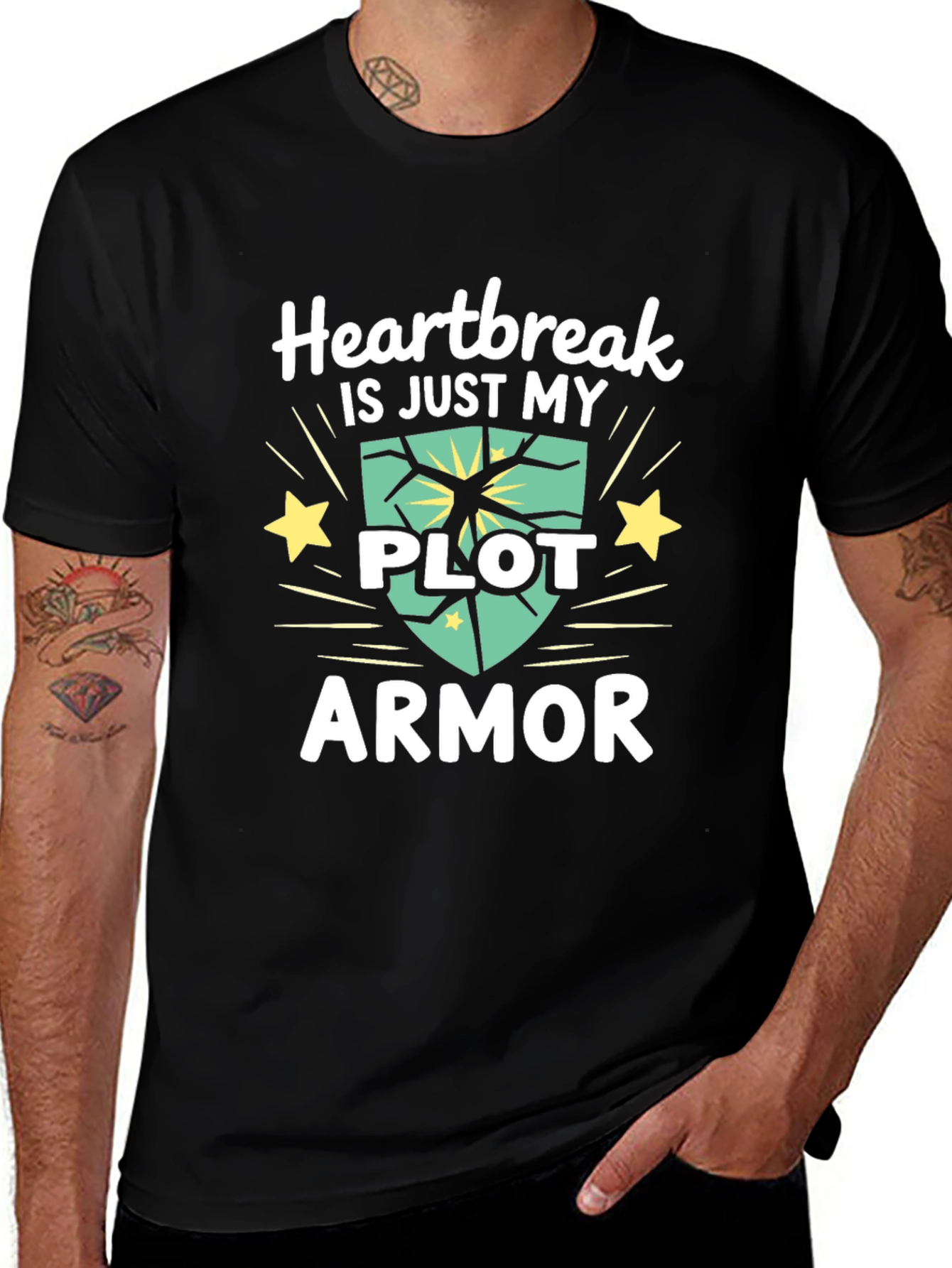 Heartbreak Plot Armor Graphic Tee