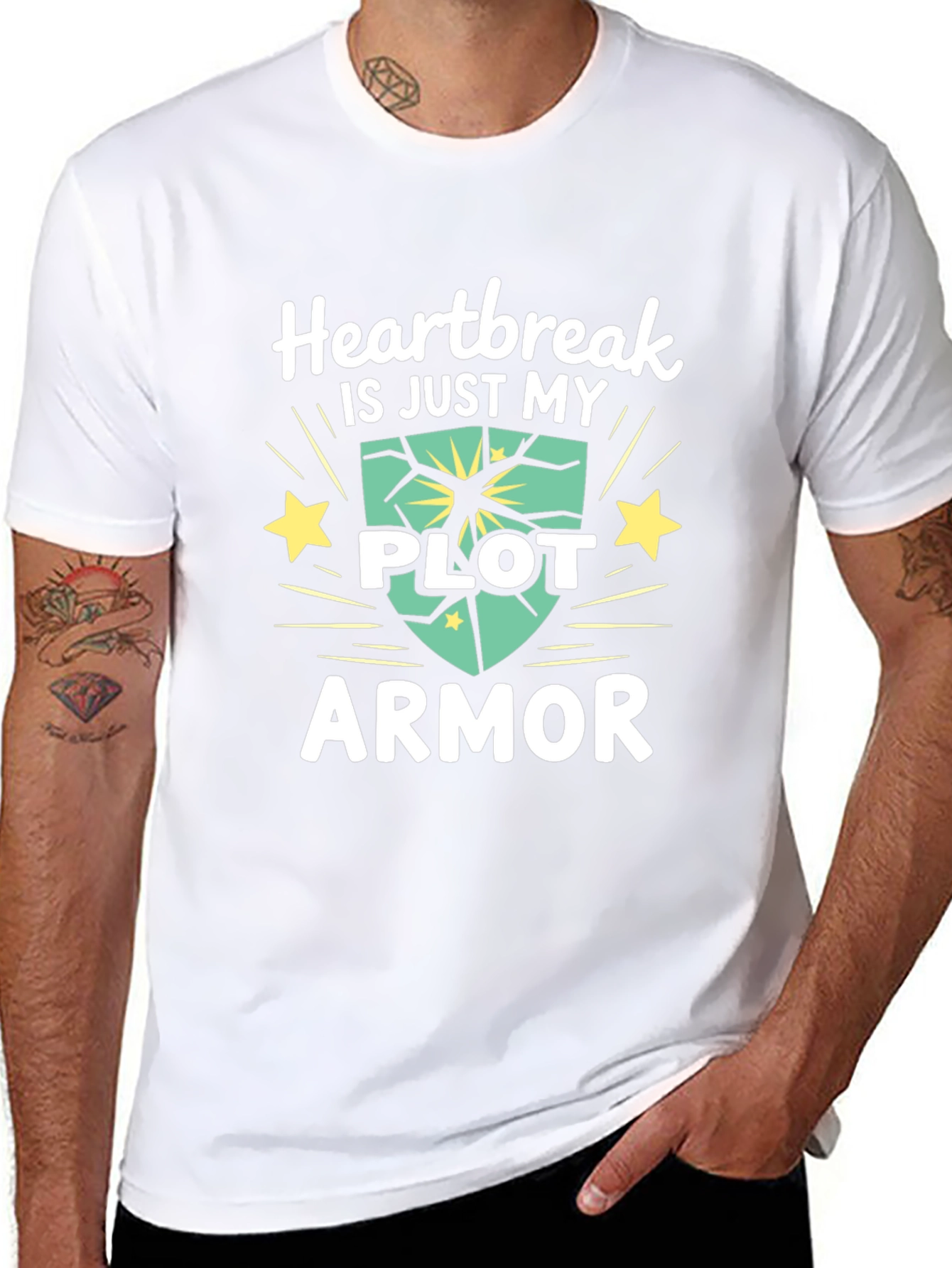 Heartbreak Plot Armor Graphic Tee