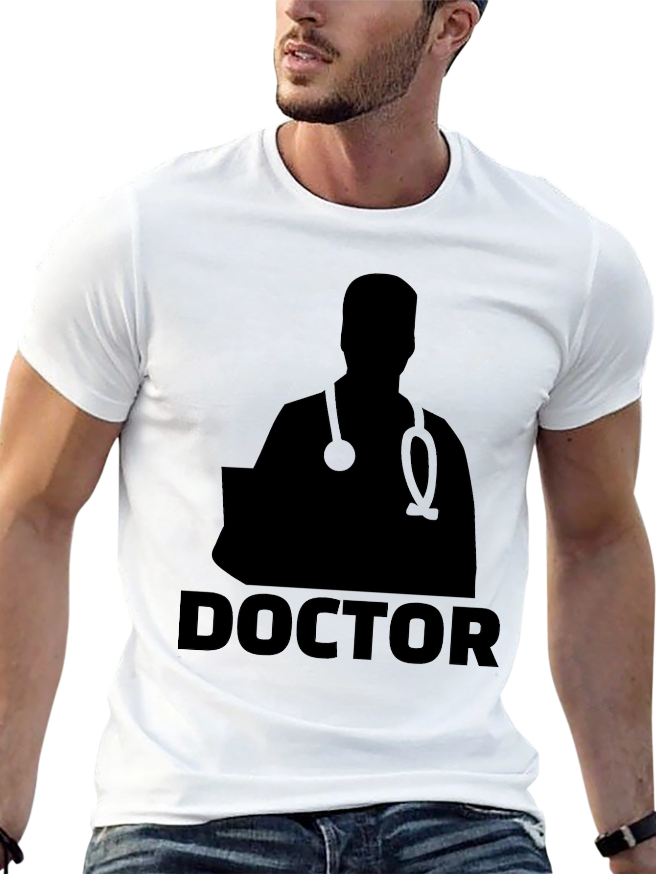 Doctor Silhouette T-Shirt - Healthcare Professional Tee