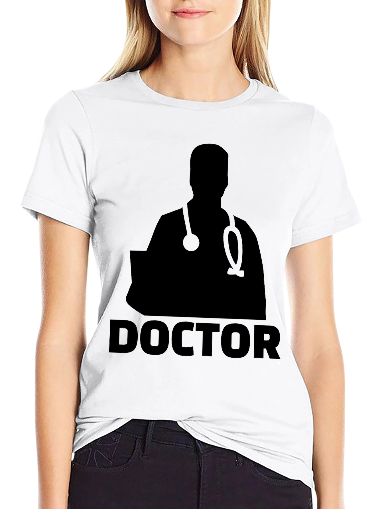 Doctor Silhouette T-Shirt - Healthcare Professional Tee