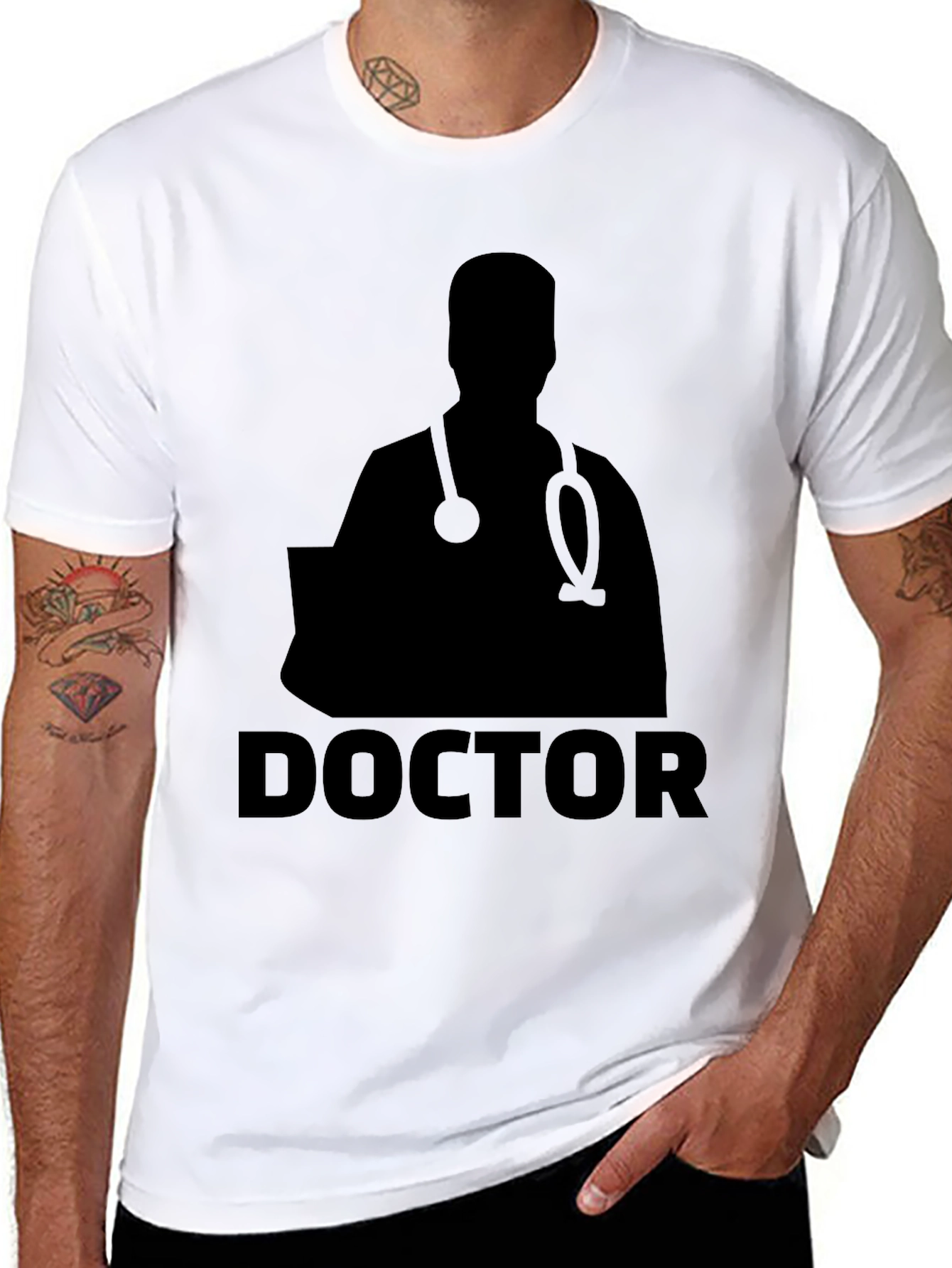 Doctor Silhouette T-Shirt - Healthcare Professional Tee