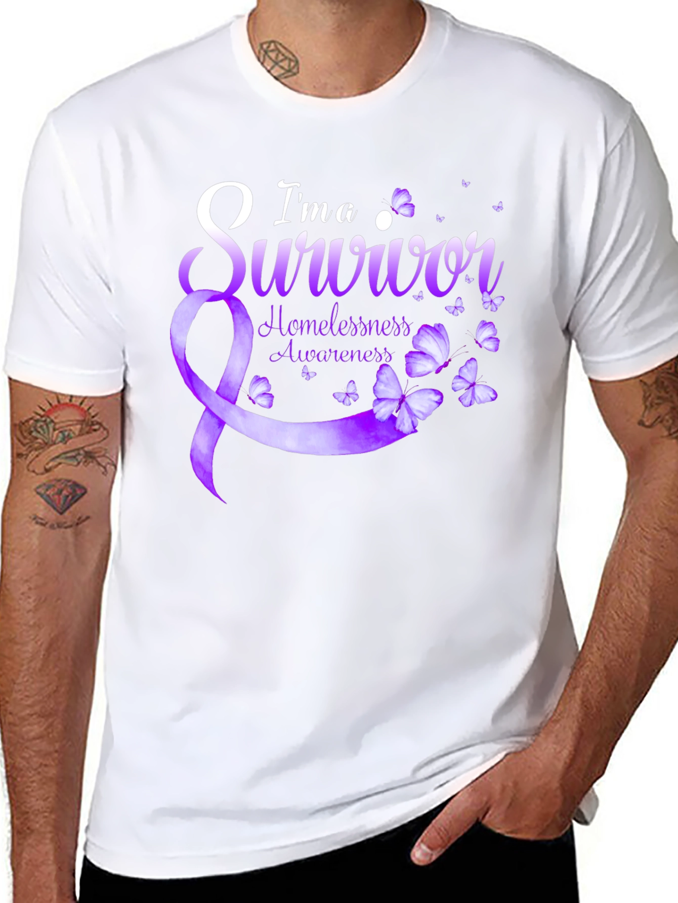 Survivor Homelessness Awareness Graphic Tee