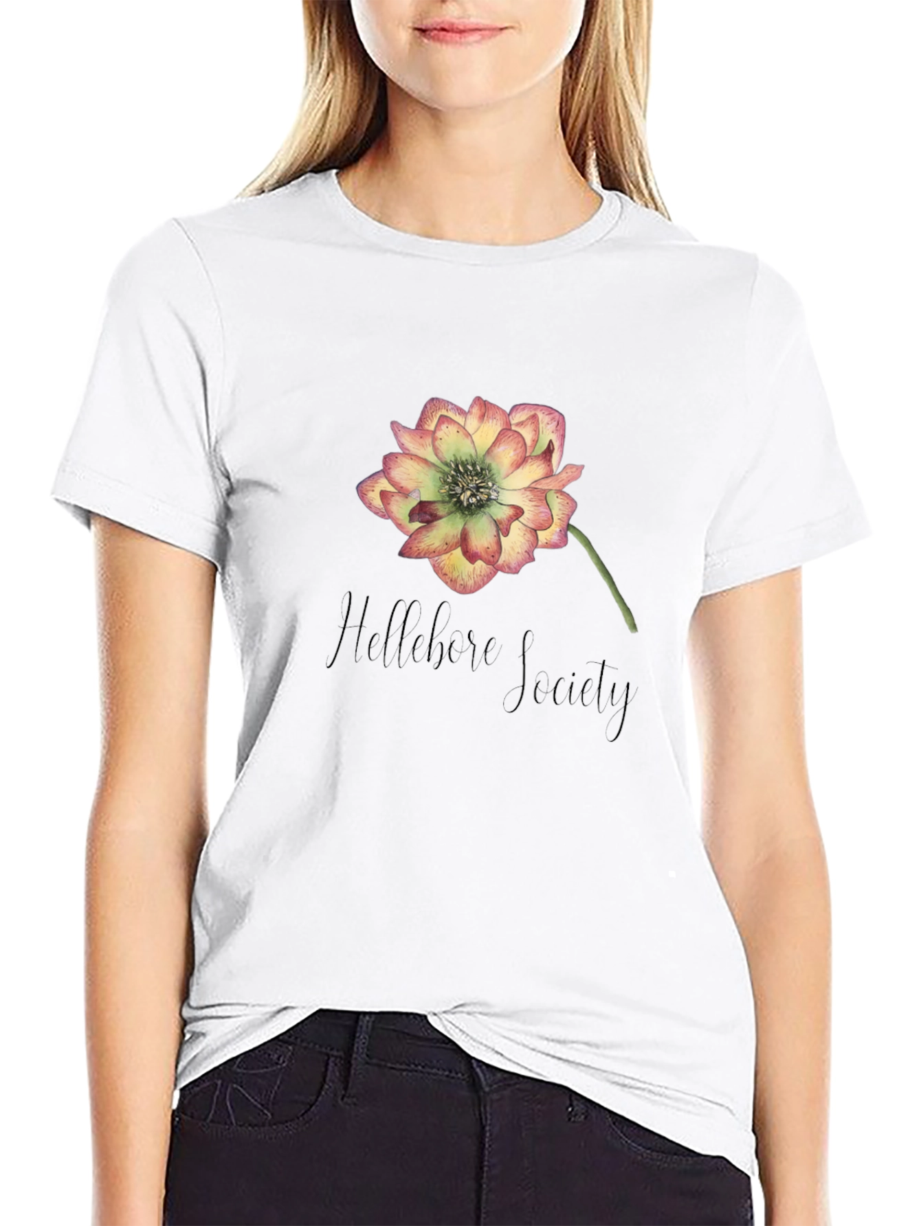 Hellebore Society Graphic T-Shirt - Black