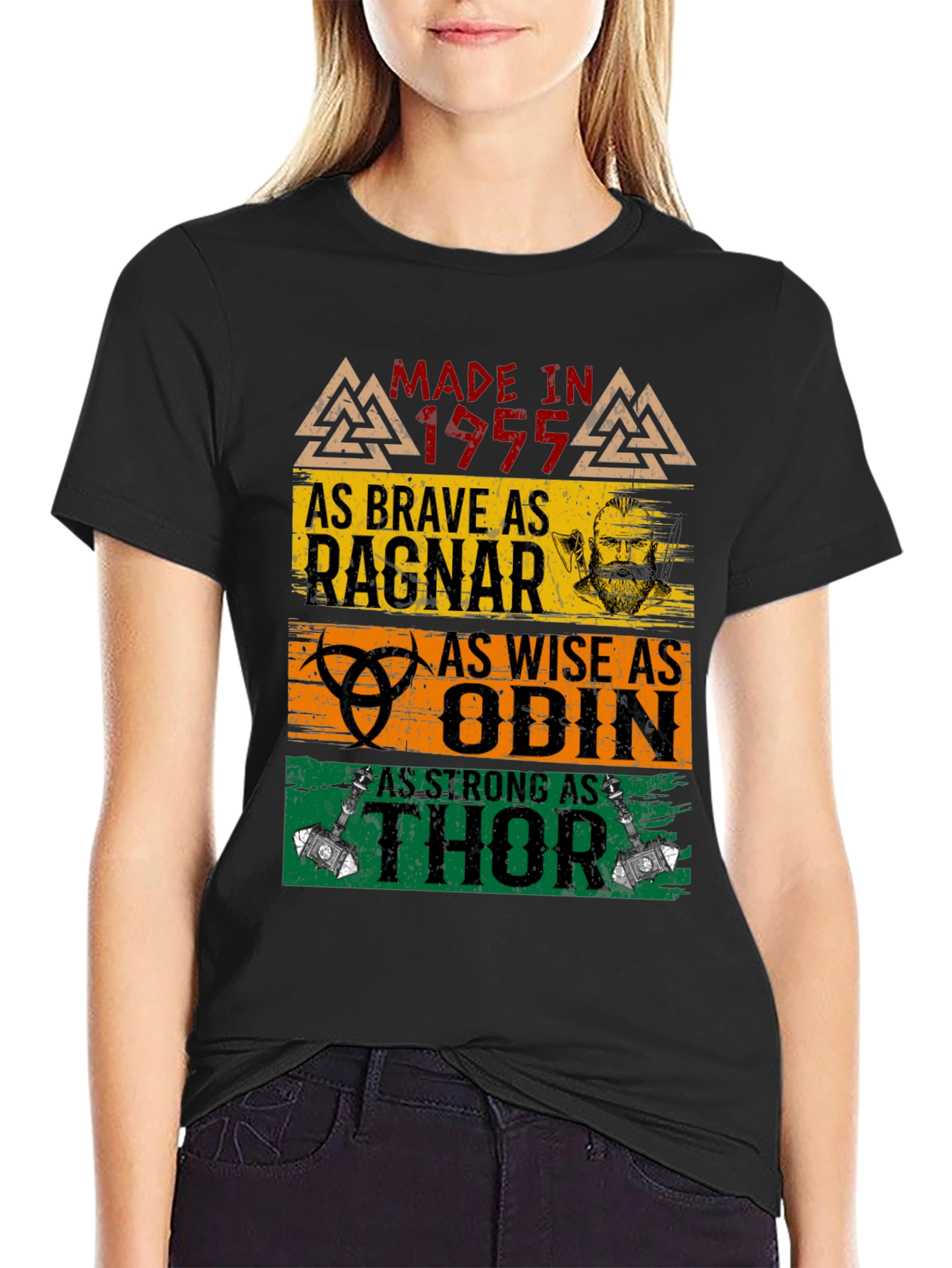 Made in 1955 Viking Warrior T-Shirt
