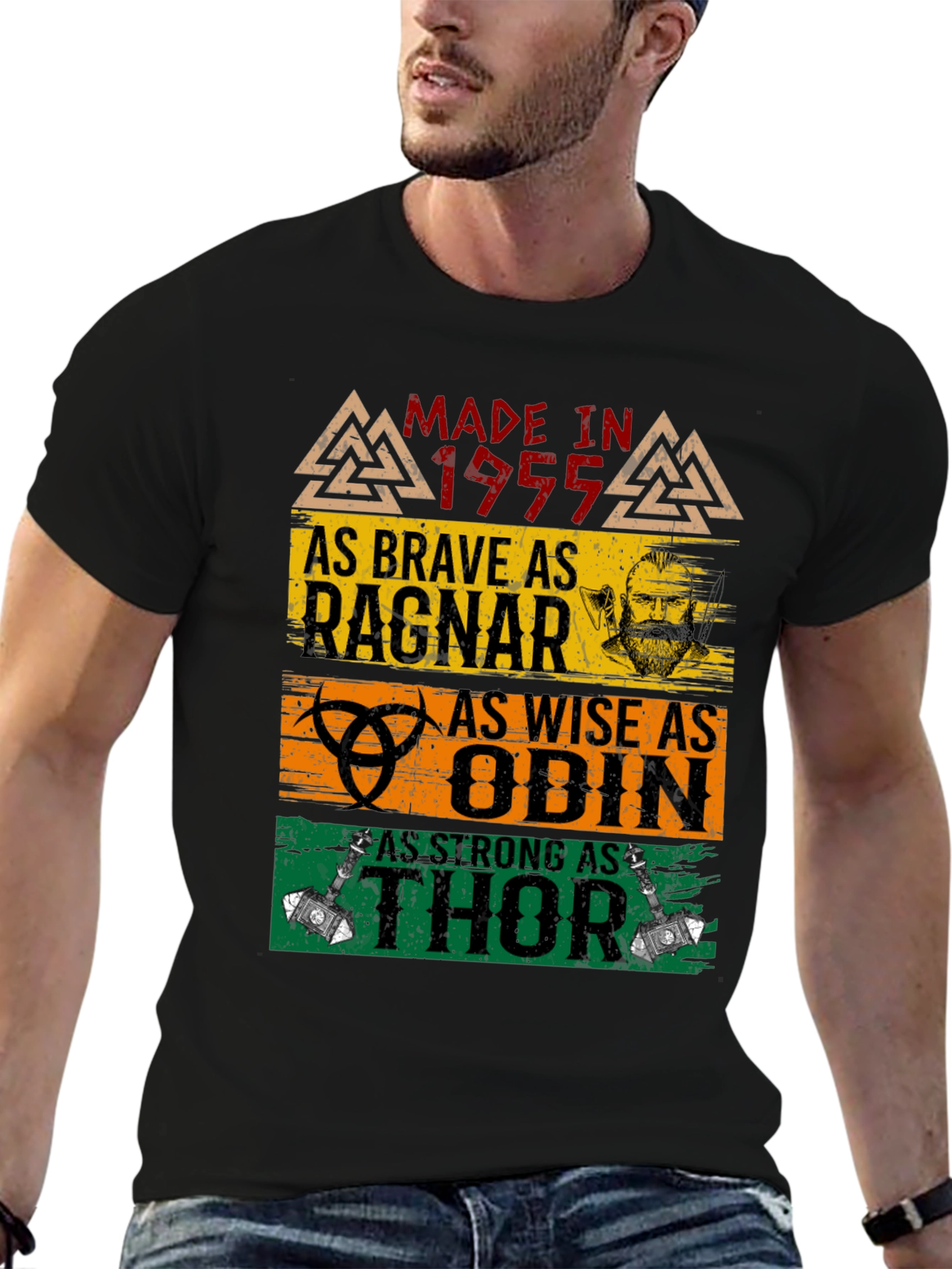 Made in 1955 Viking Warrior T-Shirt