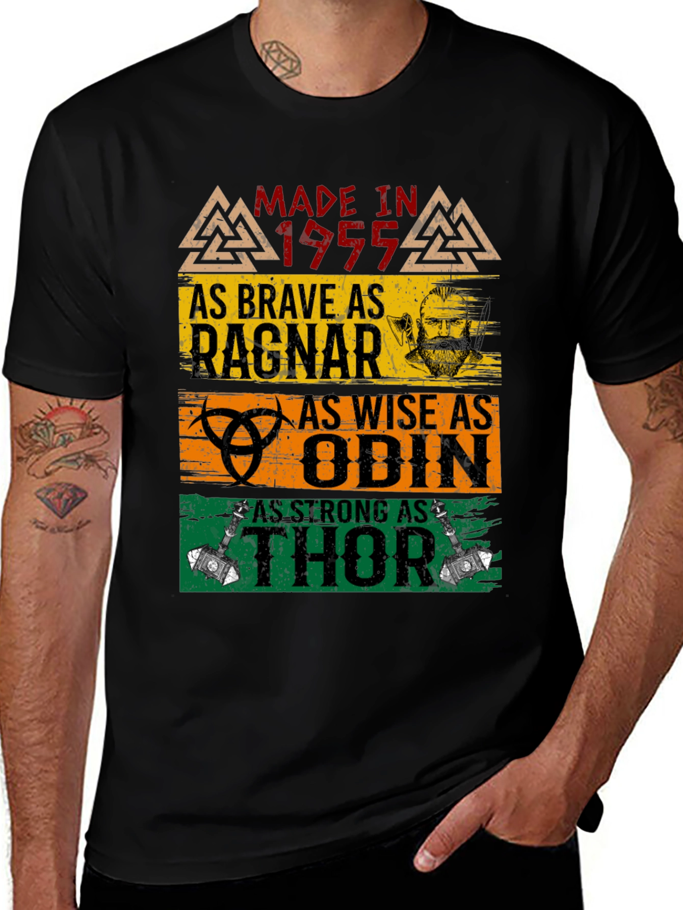 Made in 1955 Viking Warrior T-Shirt