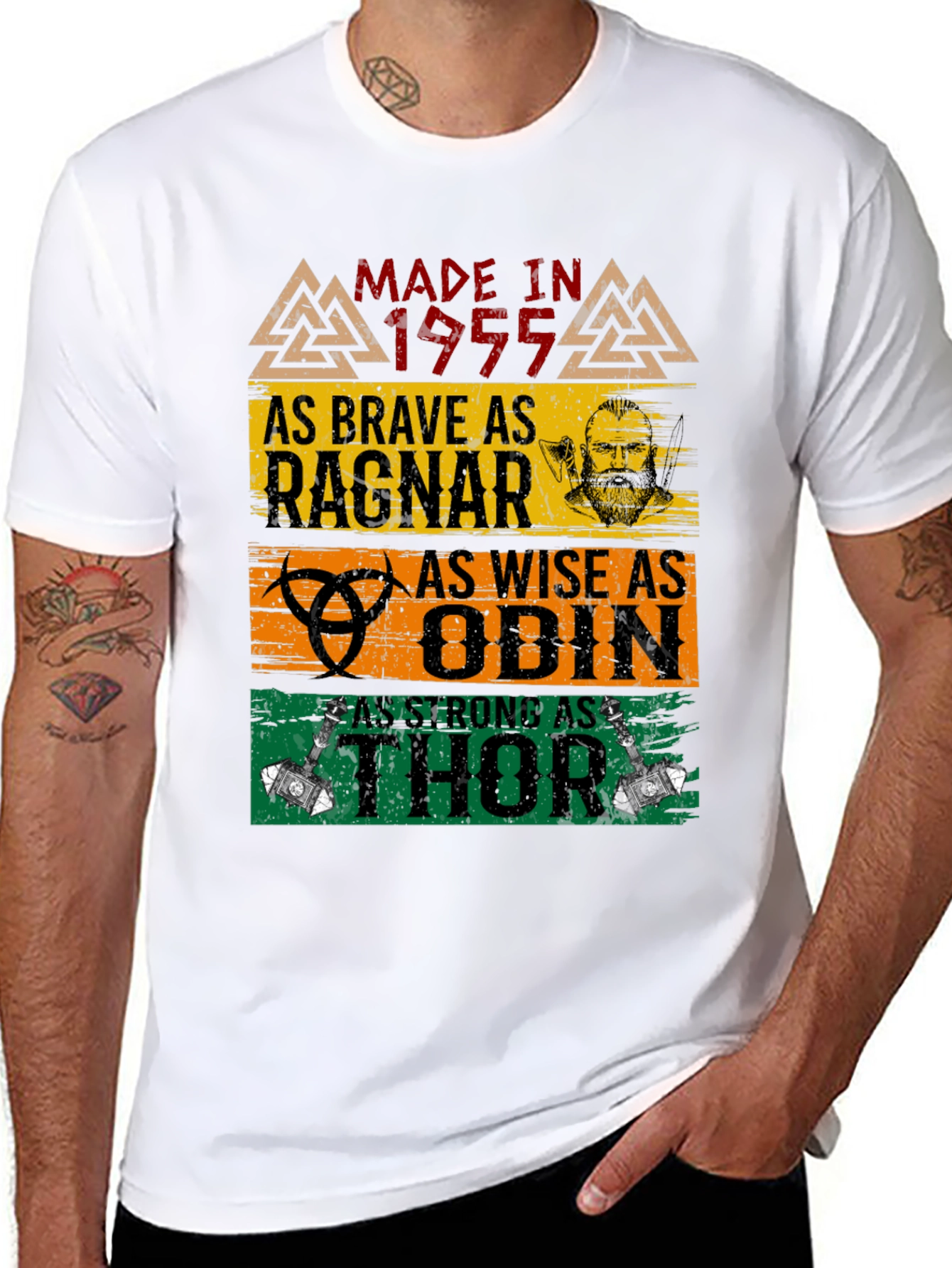 Made in 1955 Viking Warrior T-Shirt