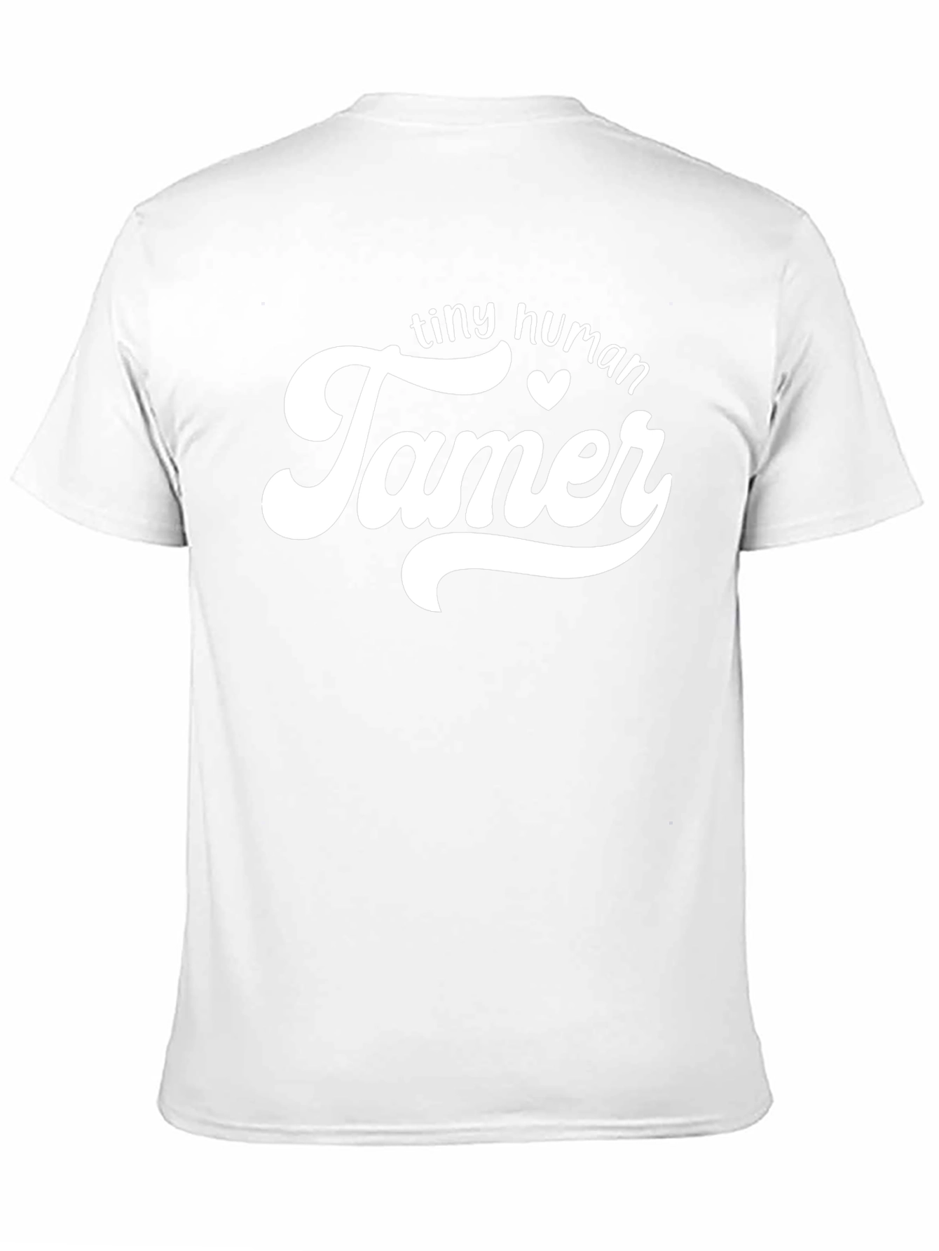 Tiny Human Tamer Graphic Tee - Black Cotton T-Shirt