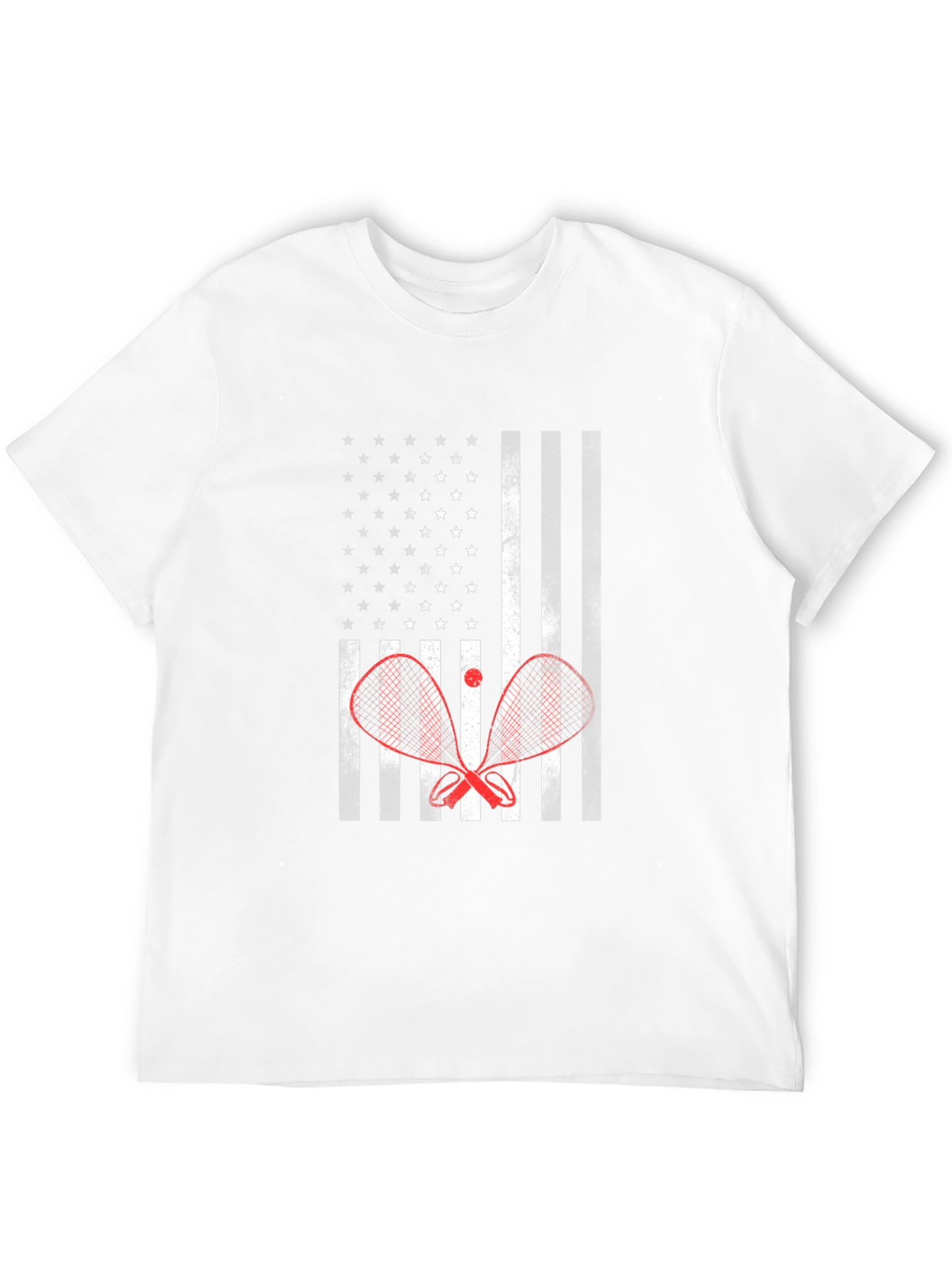 Tennis USA Flag Graphic Tee
