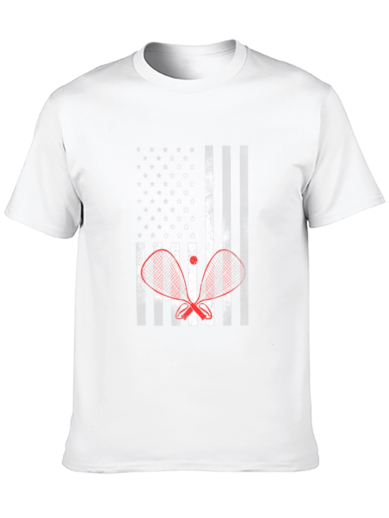 Tennis USA Flag Graphic Tee