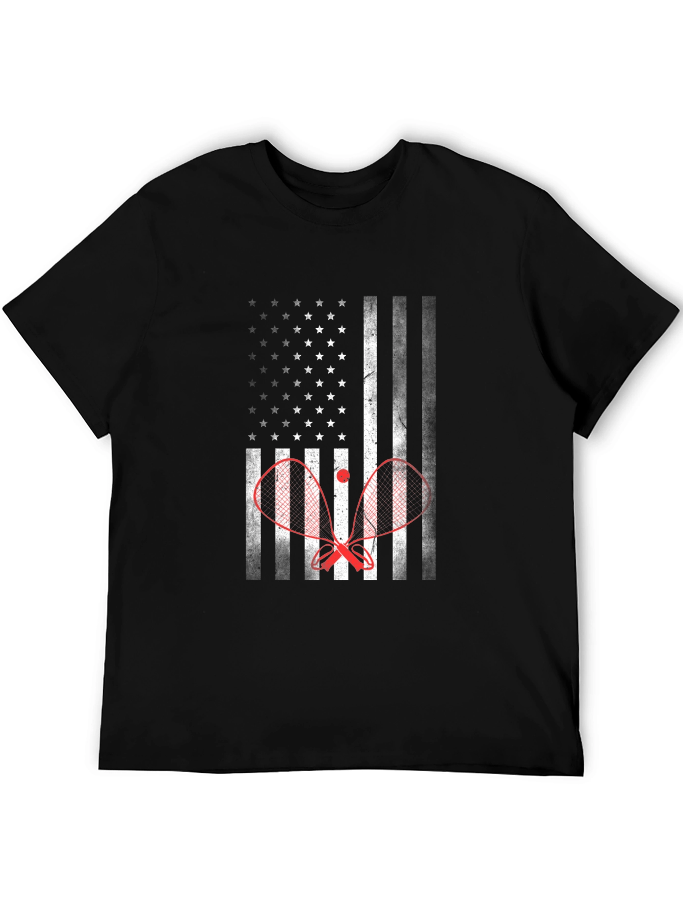 Tennis USA Flag Graphic Tee
