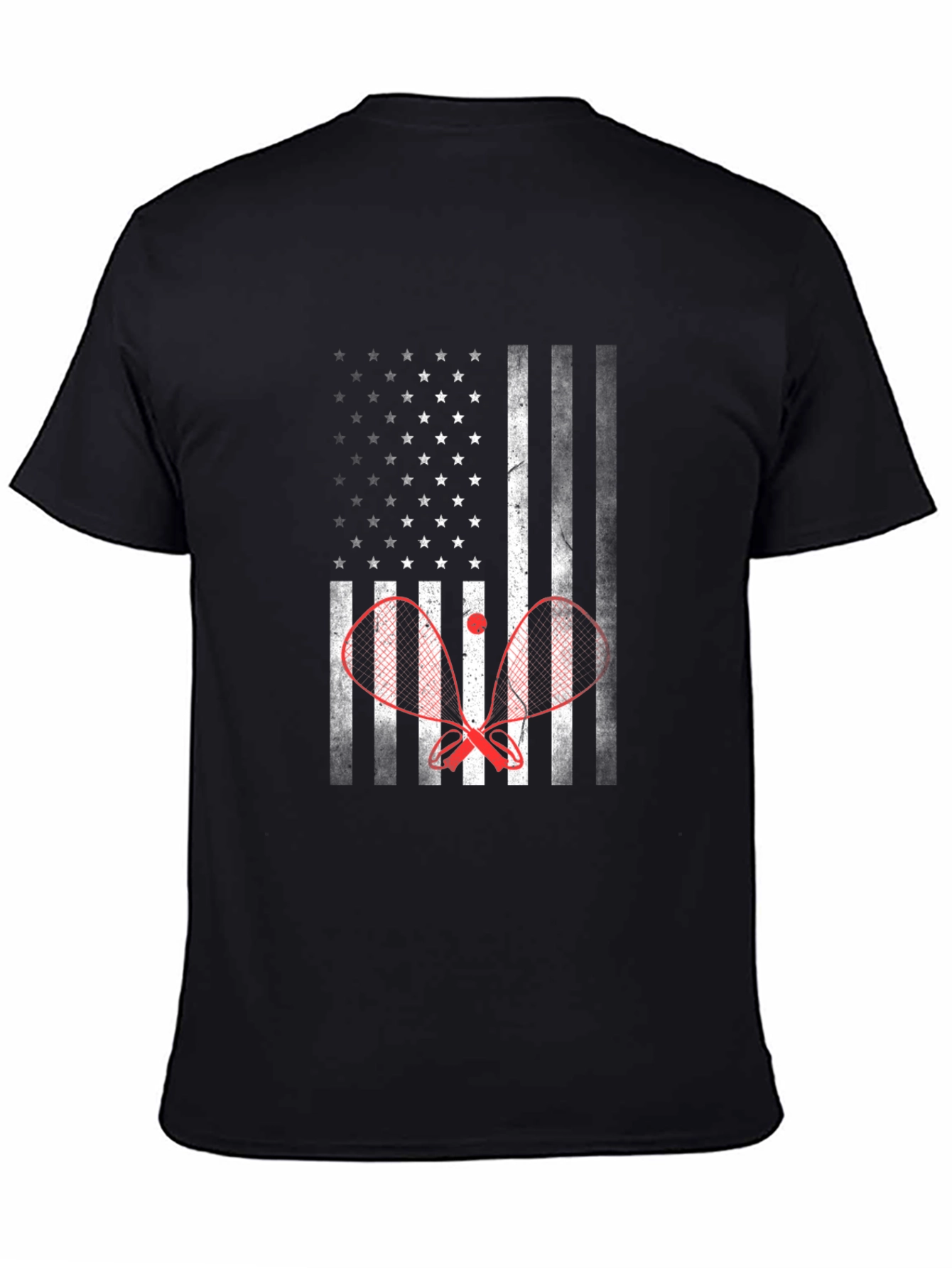 Tennis USA Flag Graphic Tee
