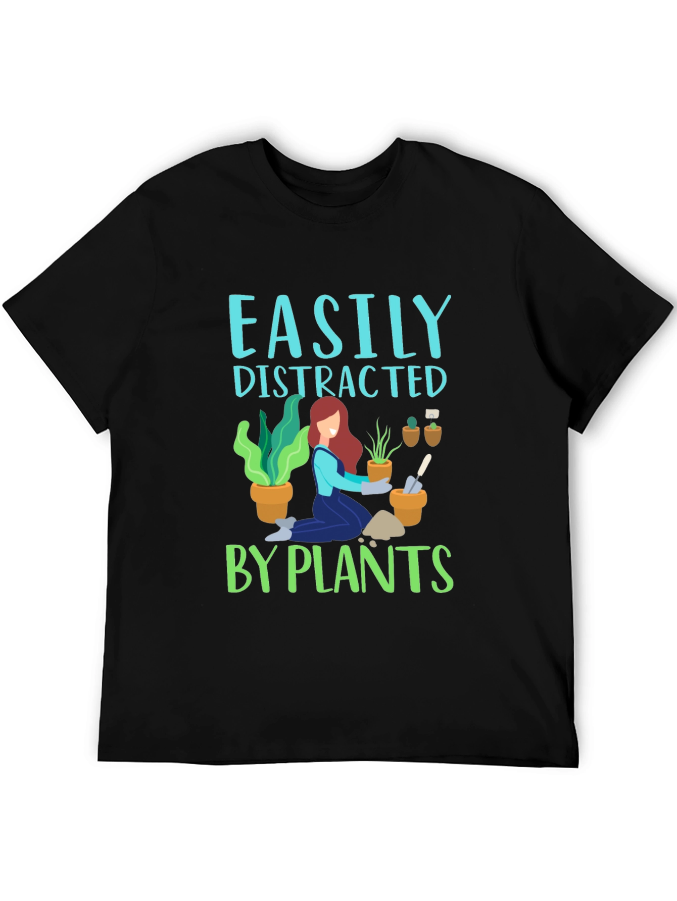 Easily Distracted by Plants Graphic T-Shirt
