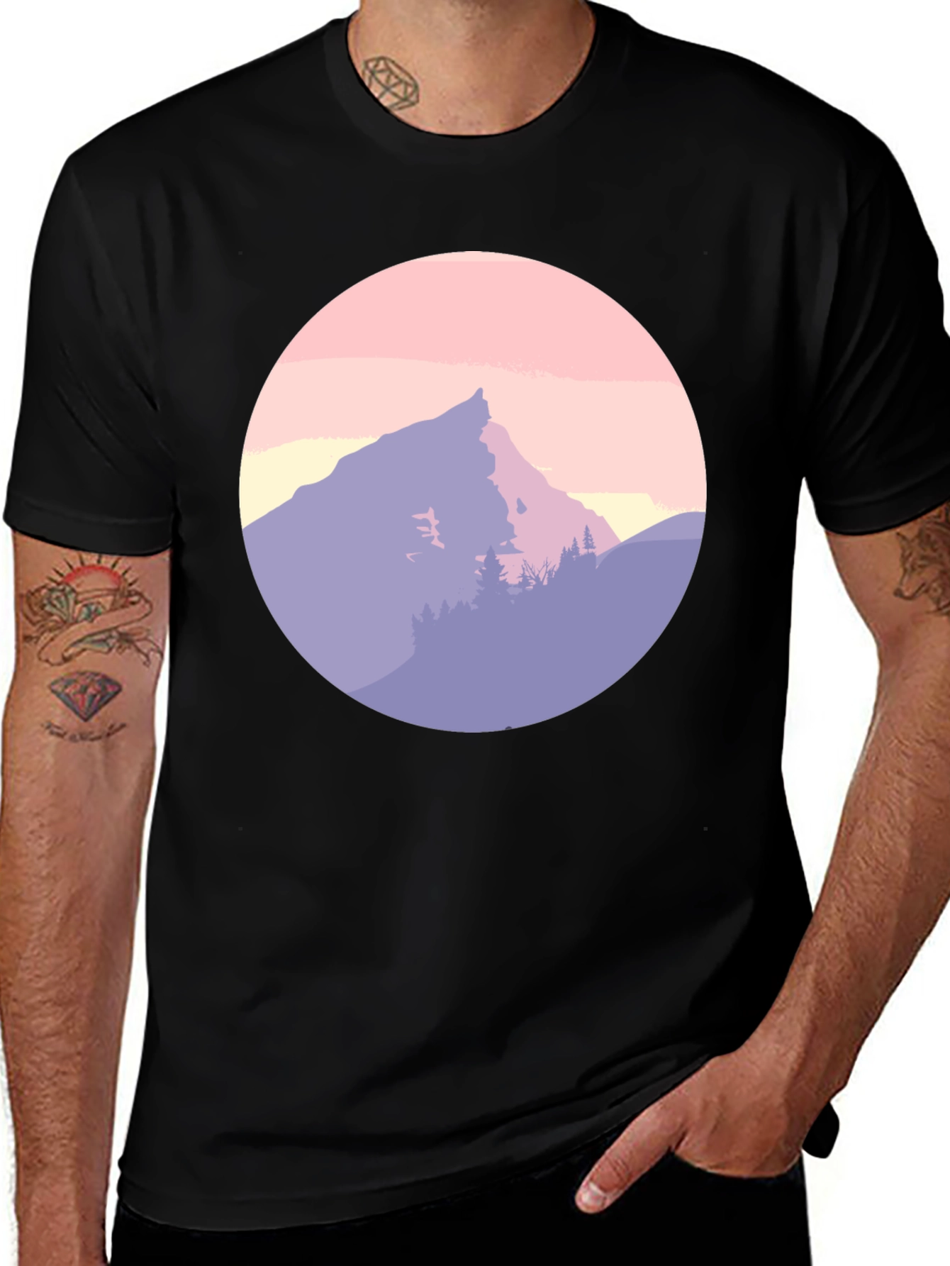 Mountain Vista Graphic Tee - Stylish Comfort