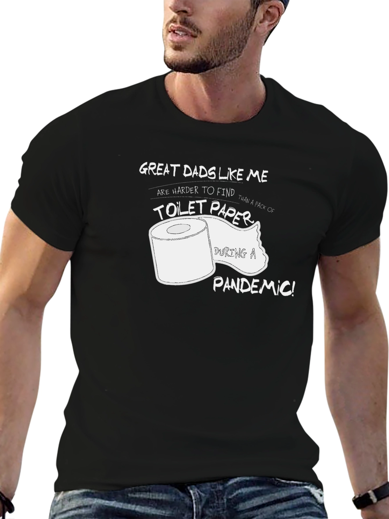 Funny Great Dad Toilet Paper Pandemic T-Shirt