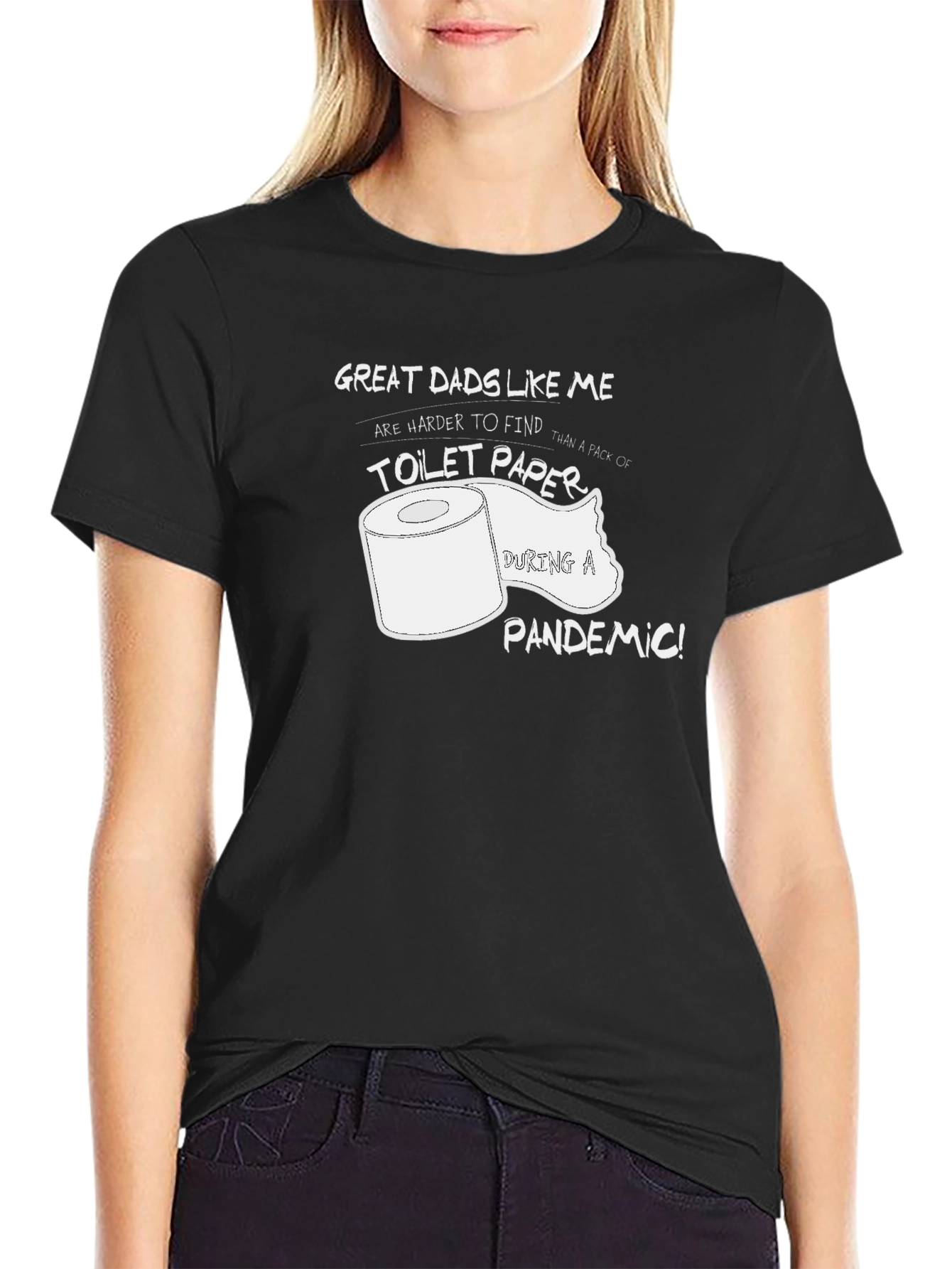 Funny Great Dad Toilet Paper Pandemic T-Shirt