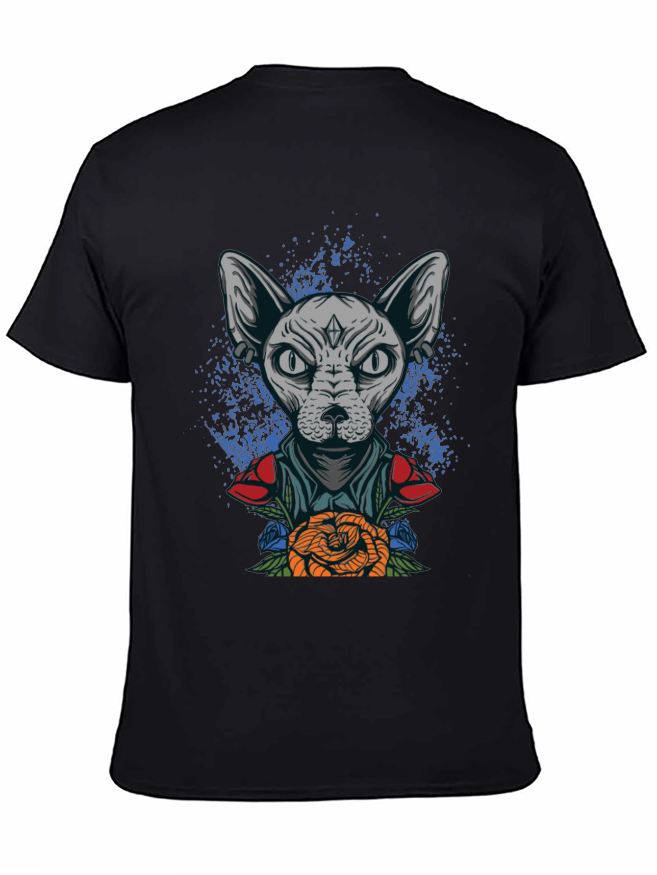 Sphynx Cat Tattoo Art Graphic Tee