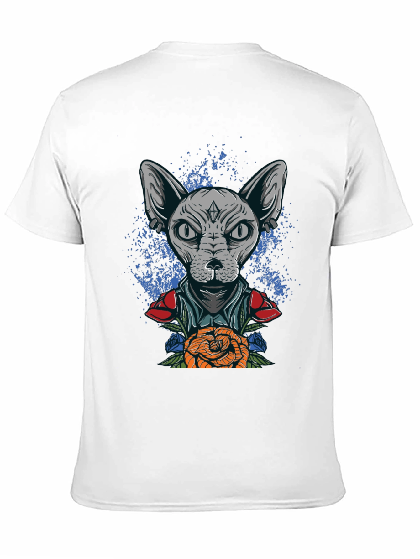 Sphynx Cat Tattoo Art Graphic Tee