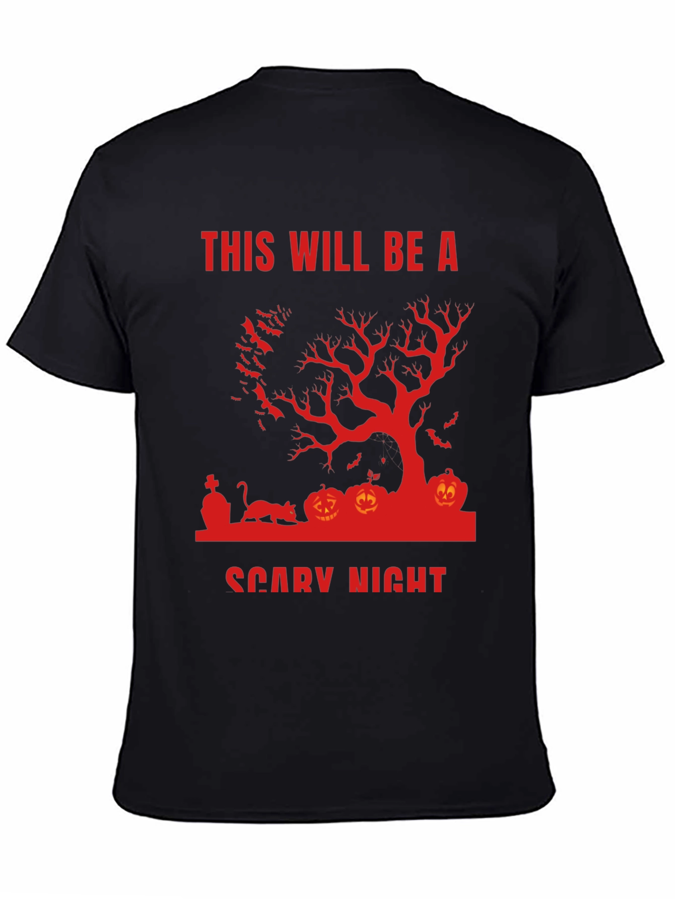 Halloween Scary Night Graphic T-Shirt