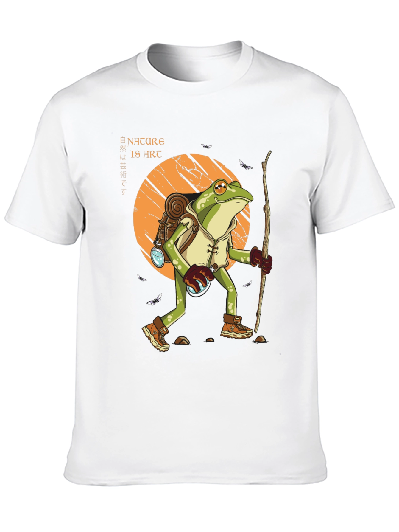 Nature Is Art Frog Hiking T-Shirt