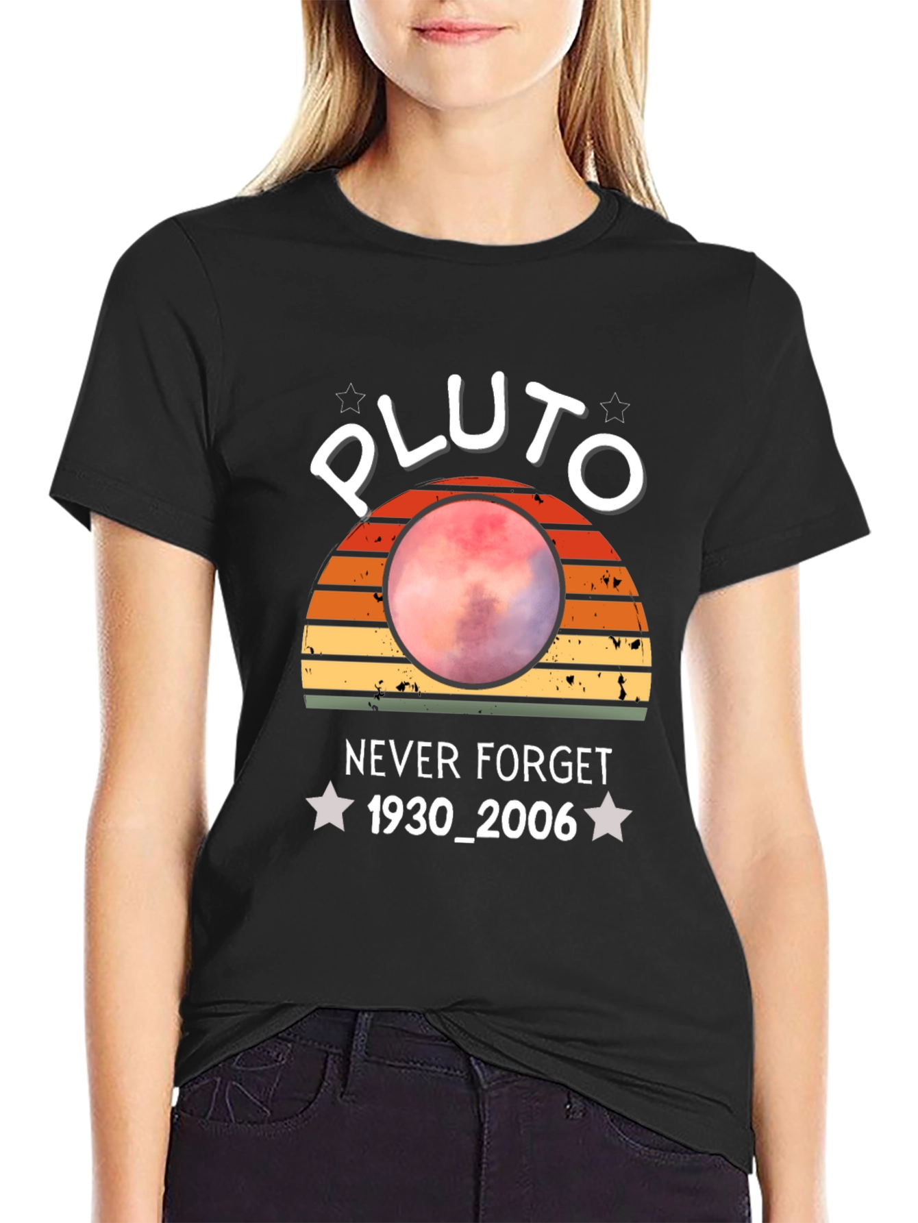 Retro Pluto Never Forget T-Shirt