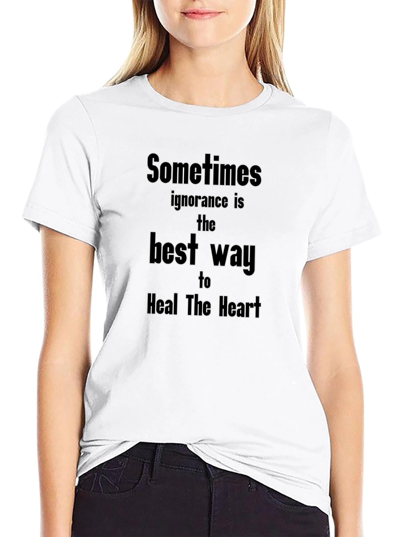 Sometimes Ignorance T-Shirt - Heal the Heart Tee
