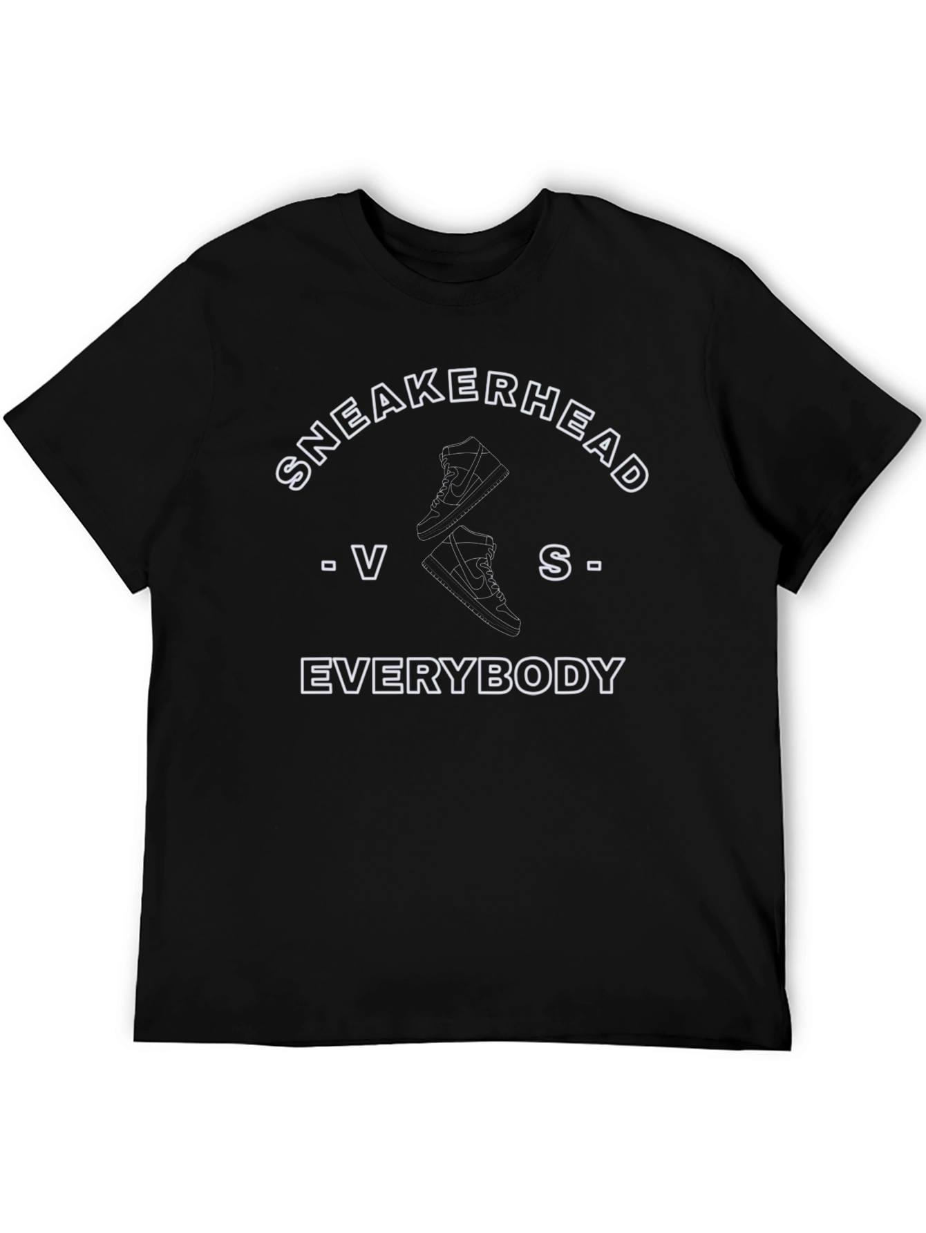 Sneakerhead VS Everybody Black Tee
